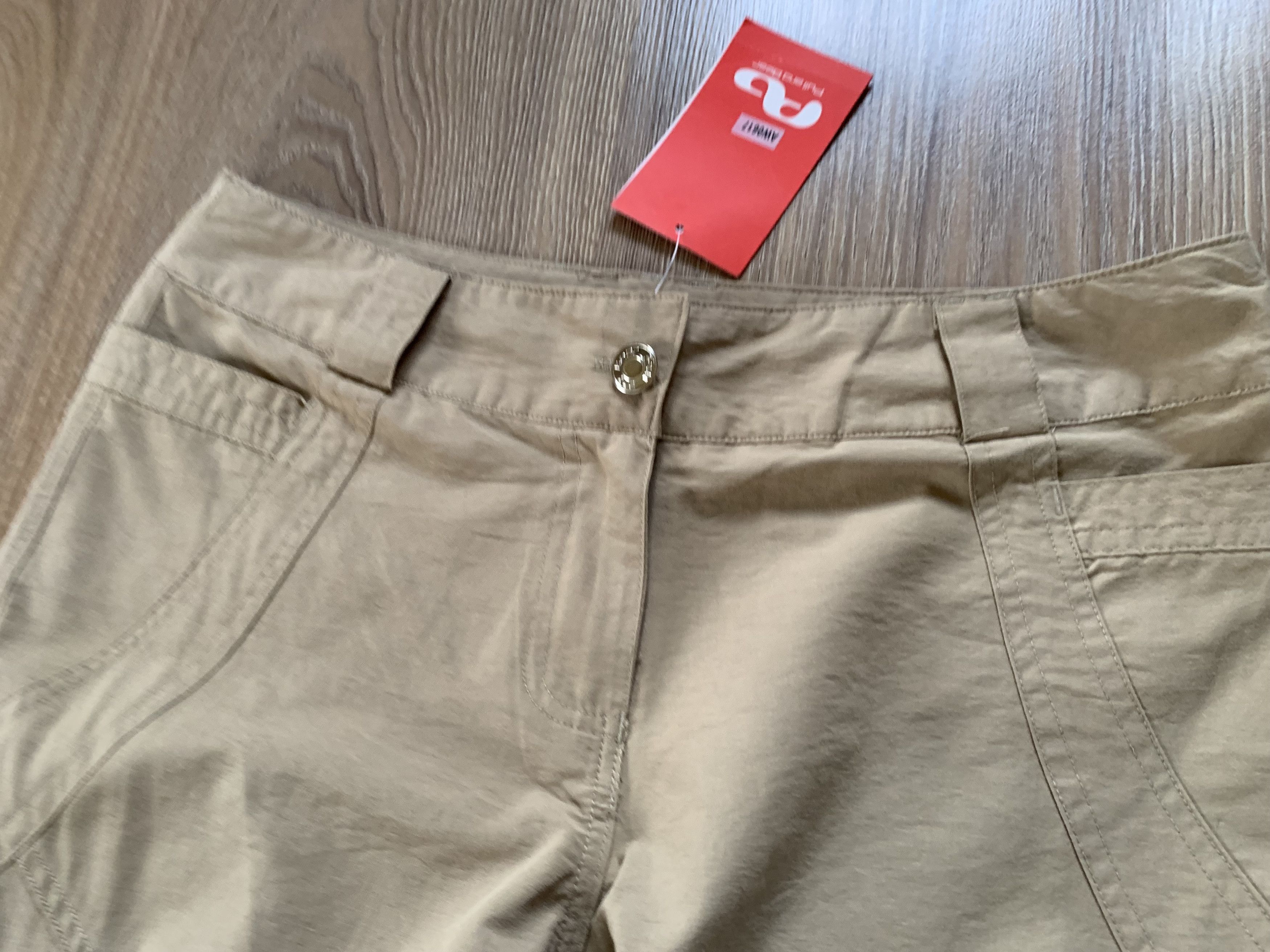Pull & Bear Pull&Bear Women's Beige Linen Joggers Sweatpants Size 26" / US 2 / IT 38 - 6 Thumbnail