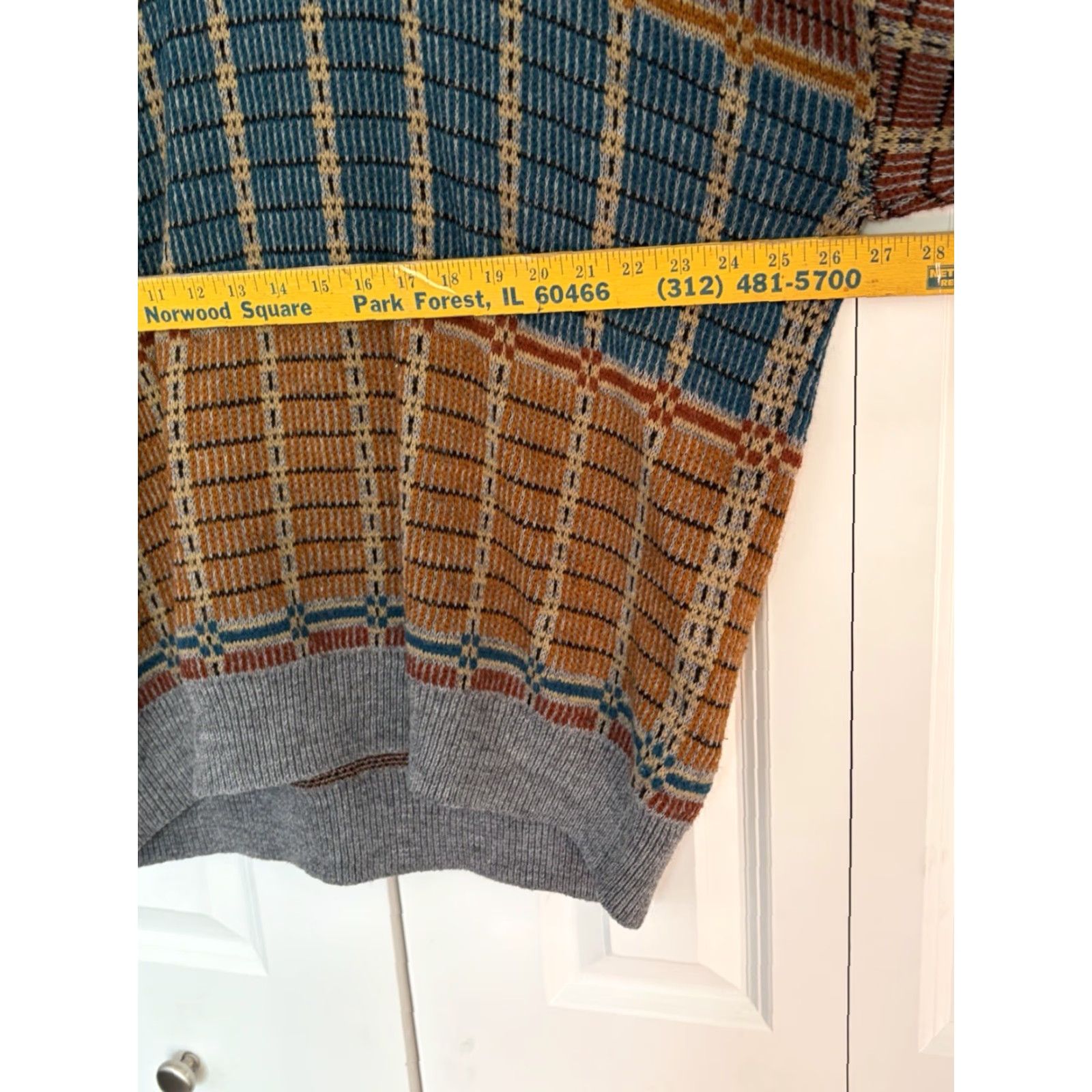 Vintage VINTAGE Together Sweater Men XL Orange Brown Crew Neck Long Sleeve Pullover Knit Pullover Size US XL / EU 56 / 4 - 3 Thumbnail