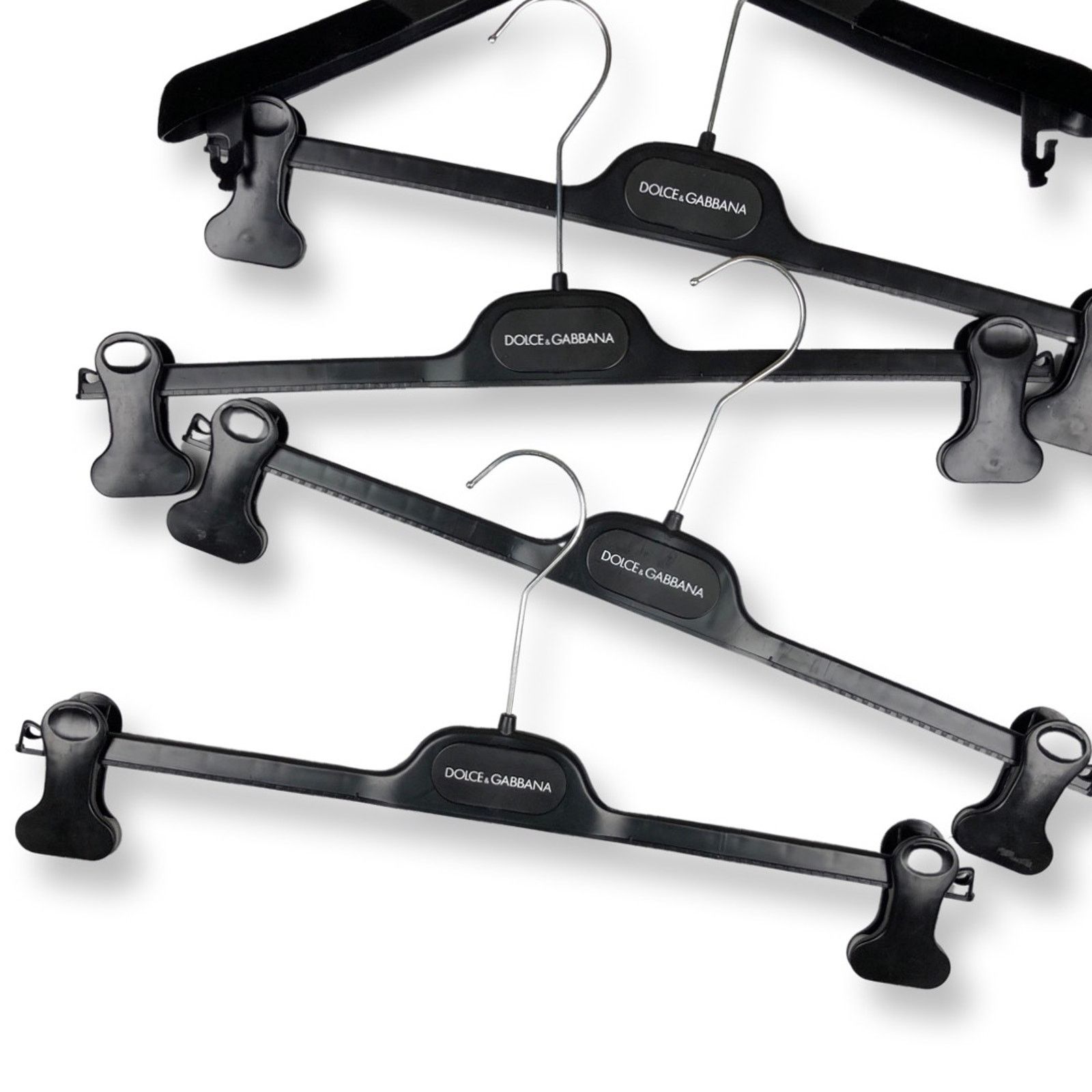 Dolce & Gabbana Dolce & Gabbana Logo Plastic Hangers Size ONE SIZE - 2 Thumbnail