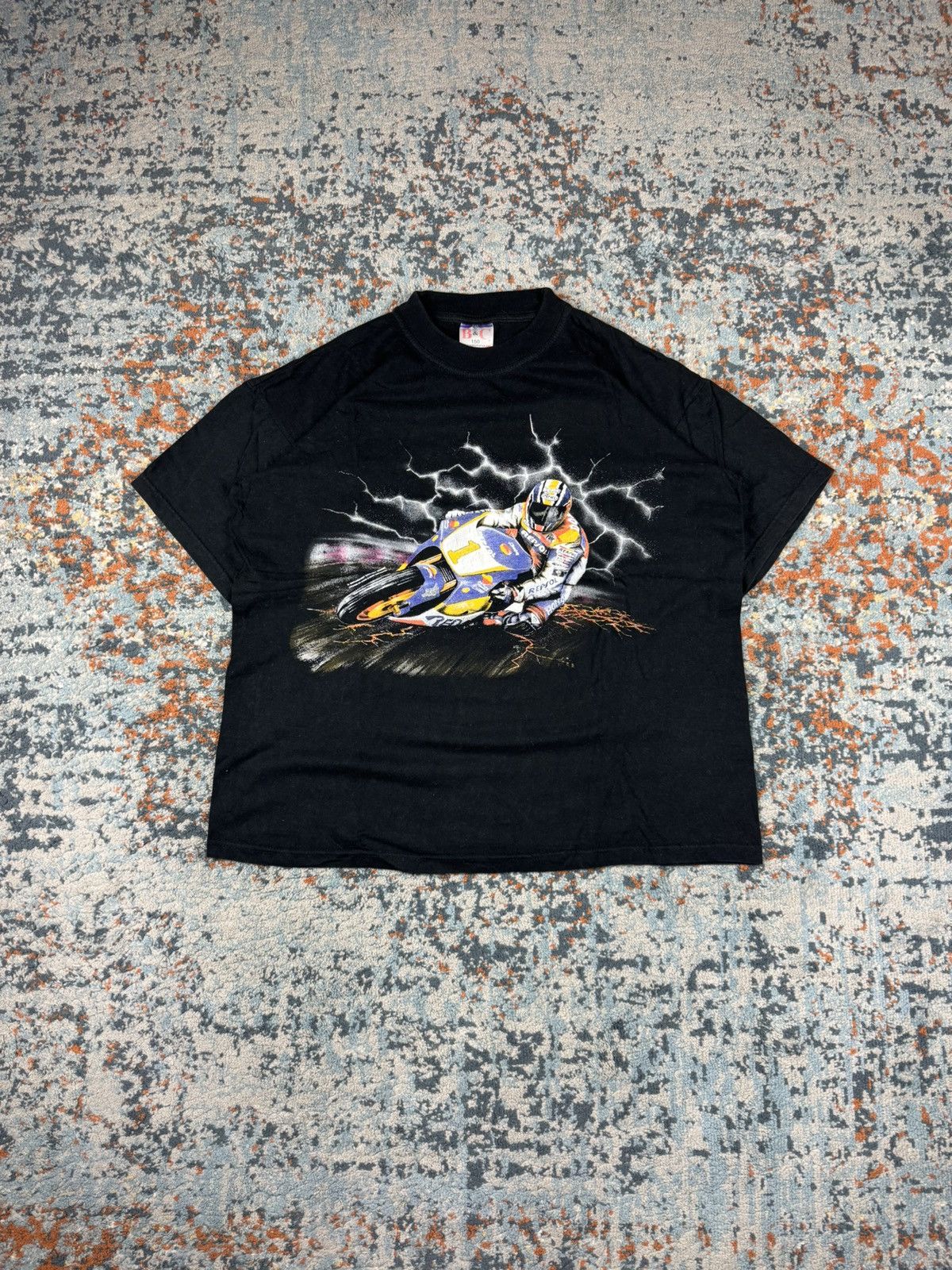 Vintage Vintage 90s Repsol motorcycle motogp racing graohic tee Size US L / EU 52-54 / 3 - 1 Thumbnail