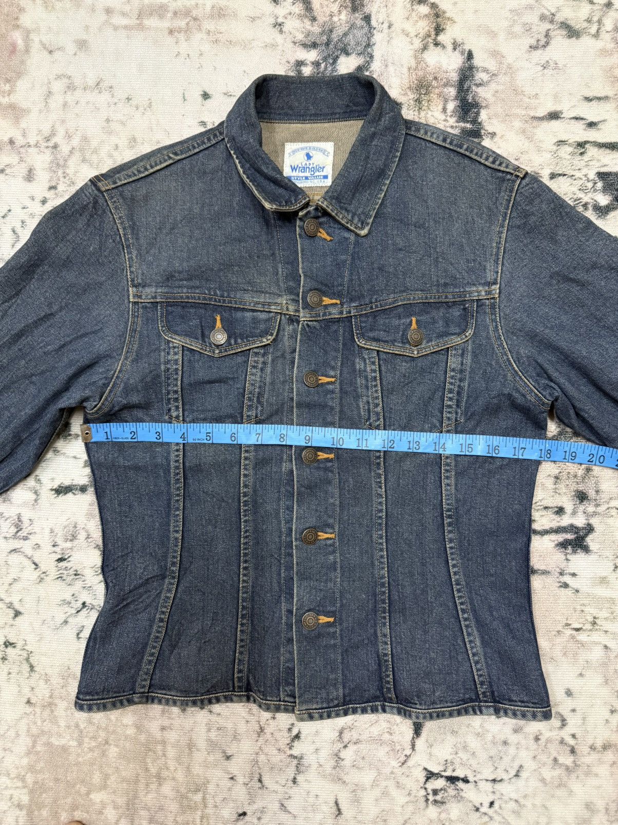 Vintage × Wrangler Vintage 90s Wrangler Blue Bell Denim Jacket Size S / US 4 / IT 40 - 16 Thumbnail