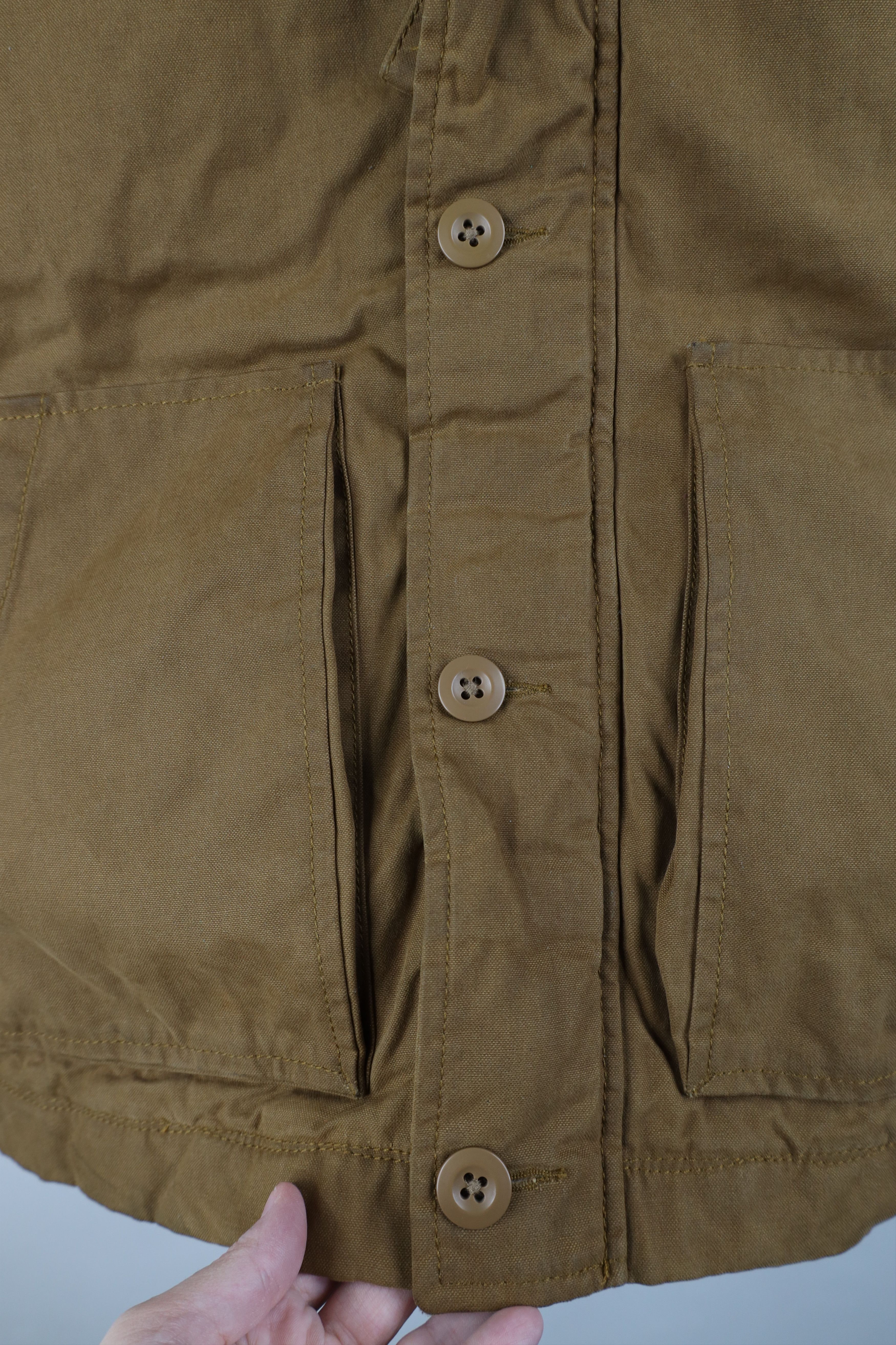 American Eagle Outfitters Vintage Y2K American Eagle Outfitters Waxed Cotton Jacket Size US S / EU 44-46 / 1 - 4 Thumbnail