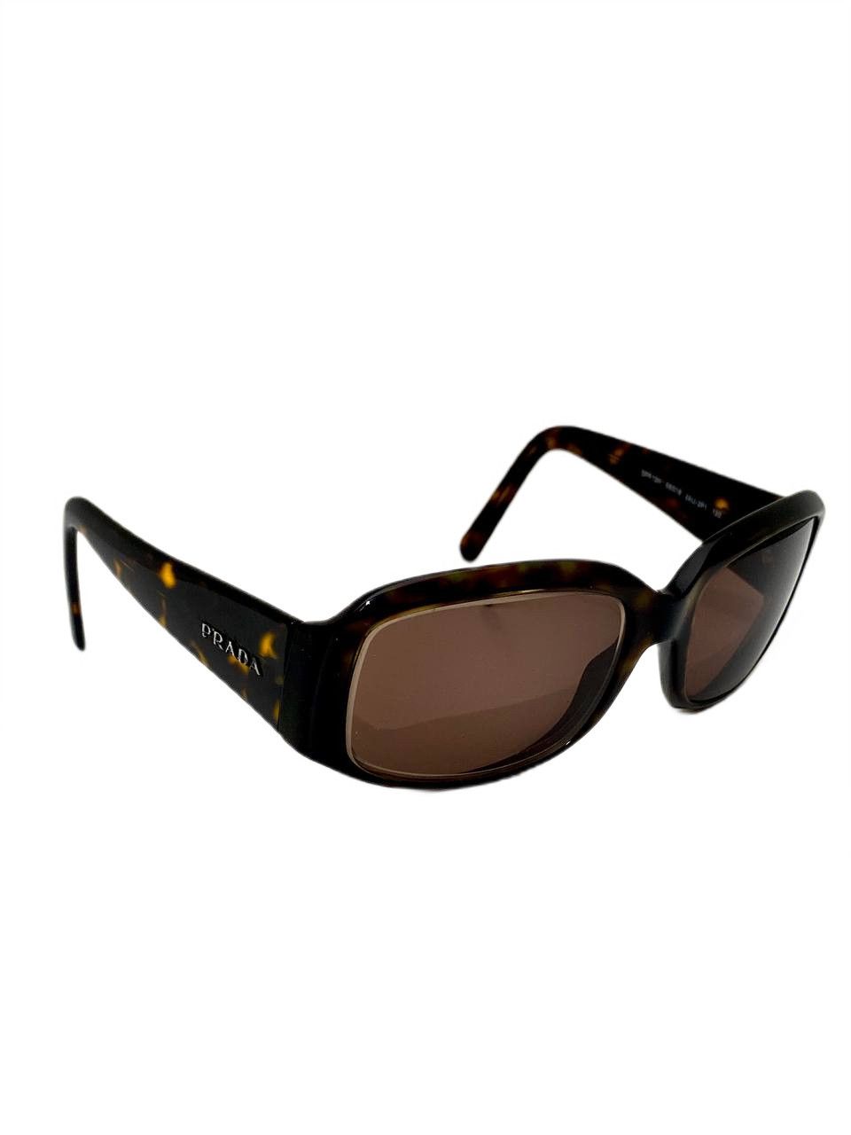 Prada Prada Logo Retro Chunky SPR 12H Sunglasses Vintage Y2K Size ONE SIZE - 1 Thumbnail