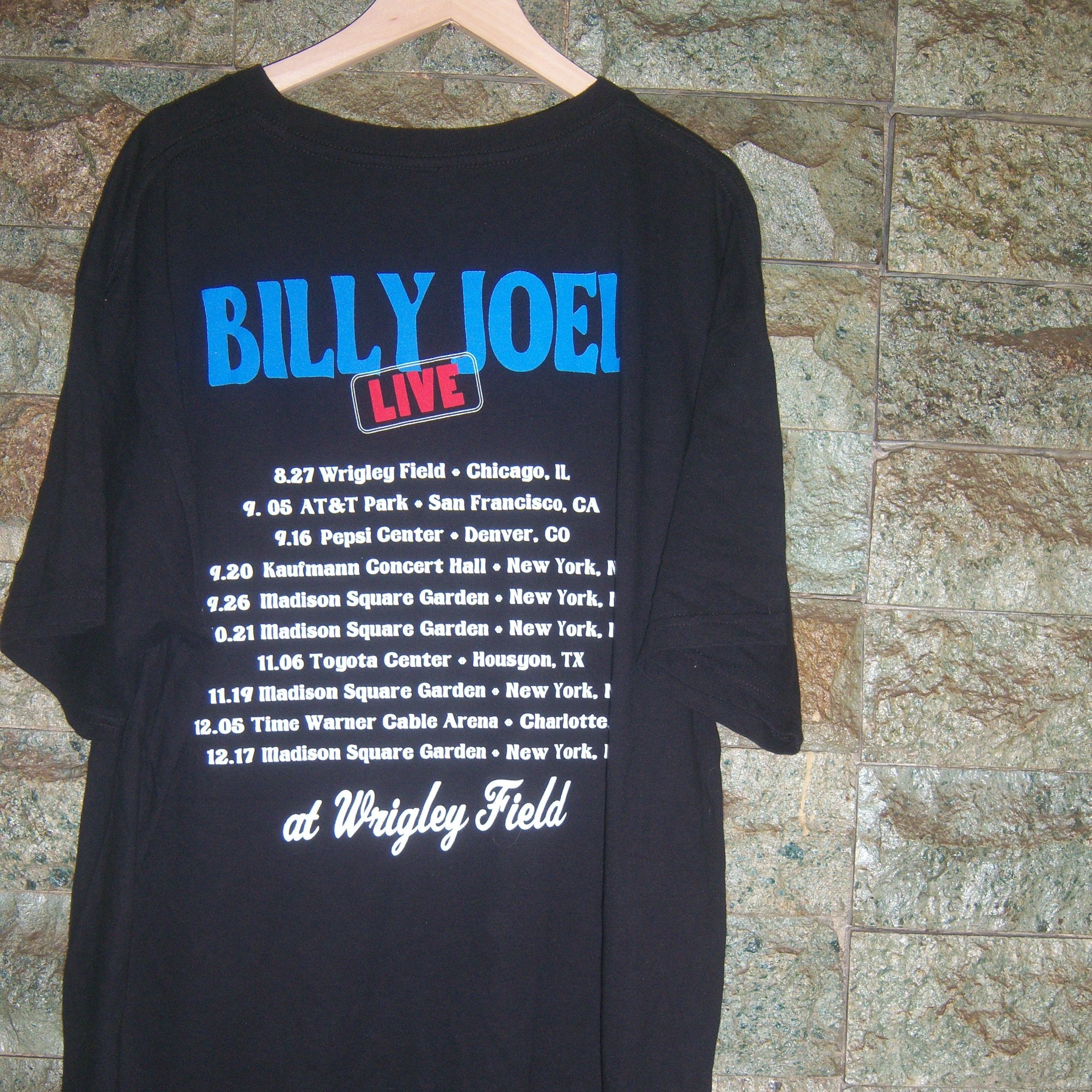 Band Tees × Vintage 2015 Billy Joel Live At Wrigley Field Tour Size US L / EU 52-54 / 3 - 9 Thumbnail