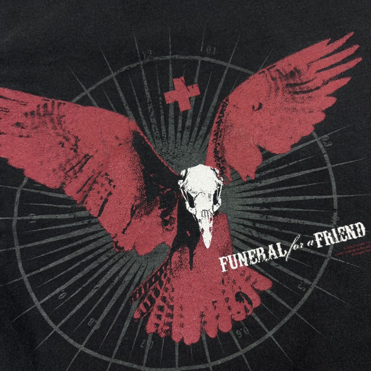 Band Tees Funeral for a friend - Bird skull 2005 vtg Size US L / EU 52-54 / 3 - 4 Thumbnail