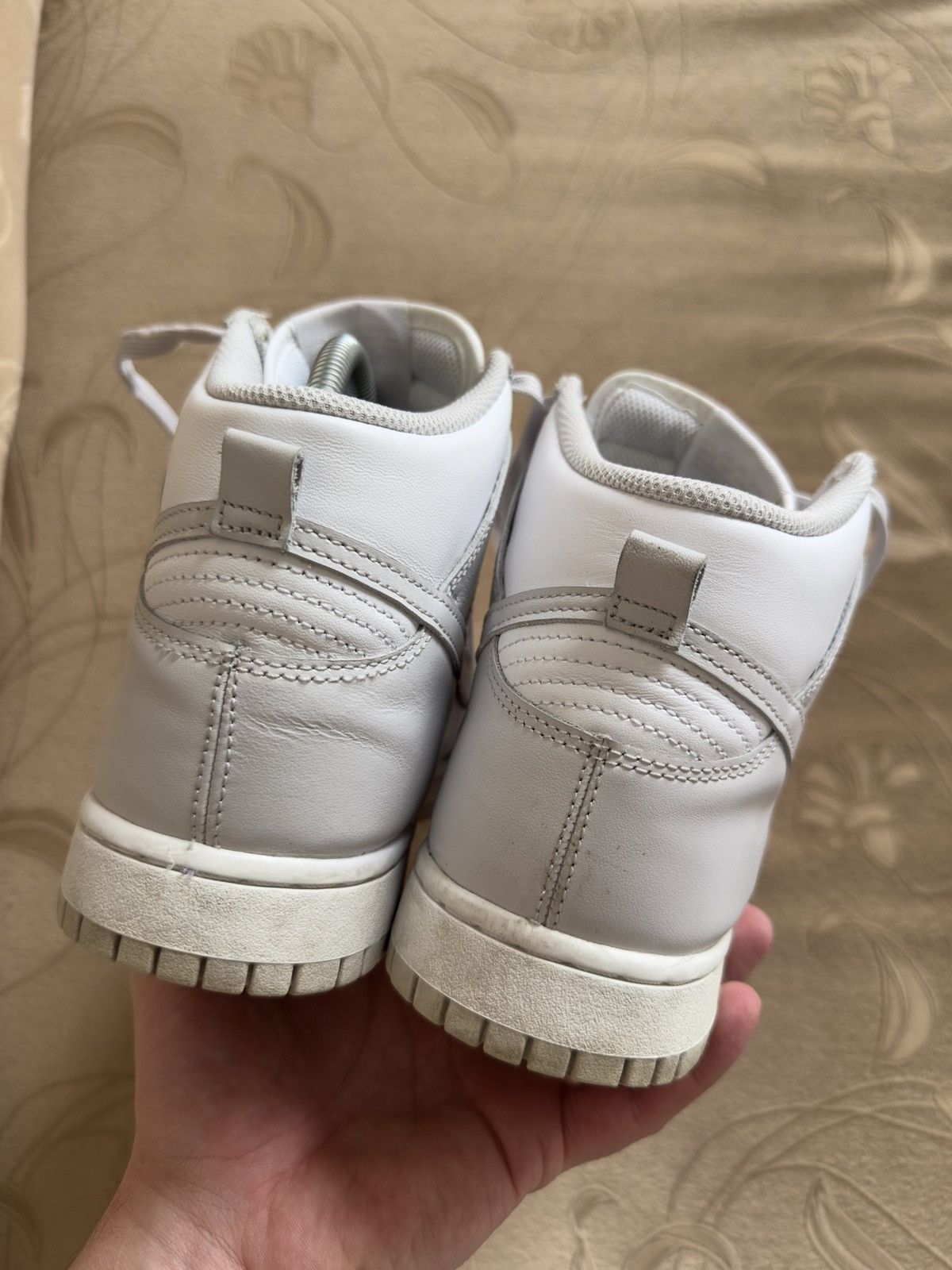 Nike Nike Dunk High Retro White Vast Grey US 9 Size US 9 / EU 42 - 5 Thumbnail