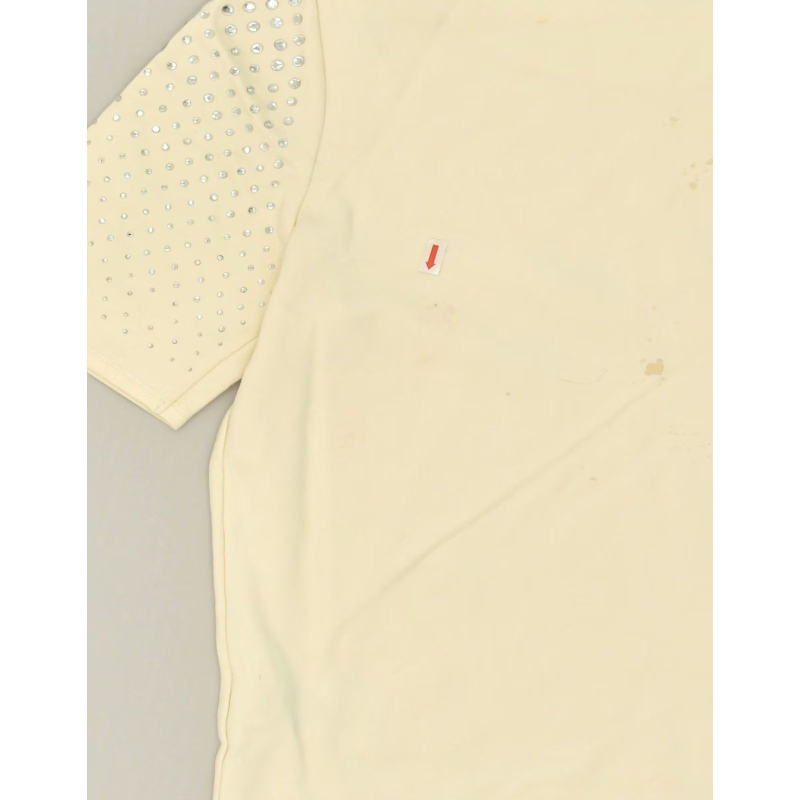 Ted Baker VINTAGE TED BAKER Womens Blouse Top Size 2 Small Beige Viscose AB25 S Beige Solid Designer Pullover Size S / US 4 / IT 40 - 6 Thumbnail