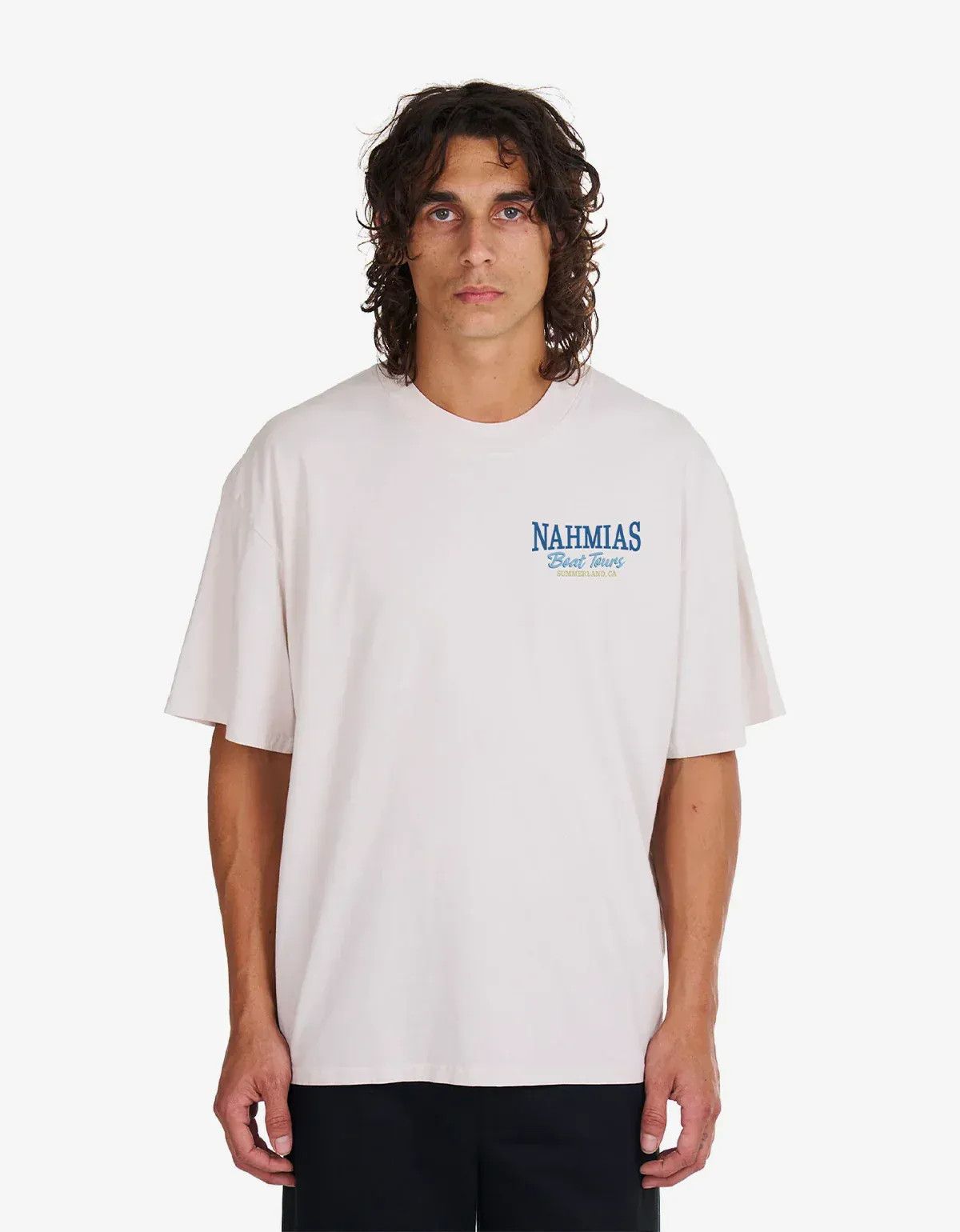 Nahmias White Boat Tours Boxy T-Shirt