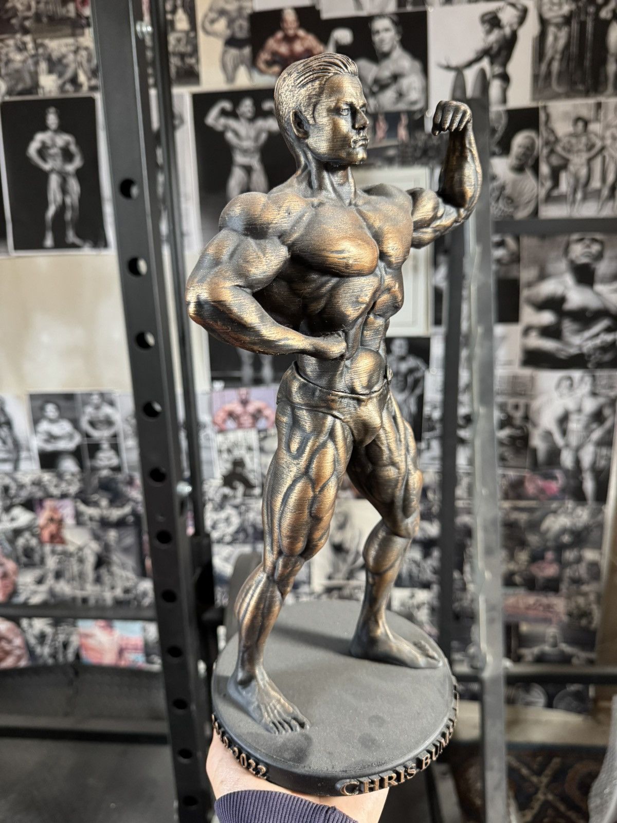 Other Gym statue Chris Bumstead Mr Olympia Bodybuilding 37cm Size ONE SIZE - 6 Thumbnail