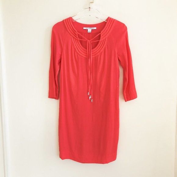 Diane von Furstenberg Diane Von Furstenberg New Parlian Tunic Dress Long Sleeve Co Size XS / US 0-2 / IT 36-38 - 9 Thumbnail