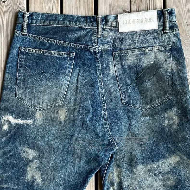 Neighborhood Neighborhood size L Cut King Washed 20AW Distressed Patche Size US 27 - 5 Thumbnail