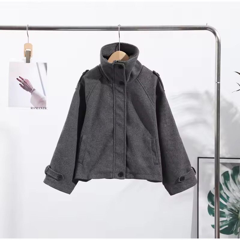 Japanese Brand Single Breasted Stand Collar Size S / US 4 / IT 40 - 4 Thumbnail