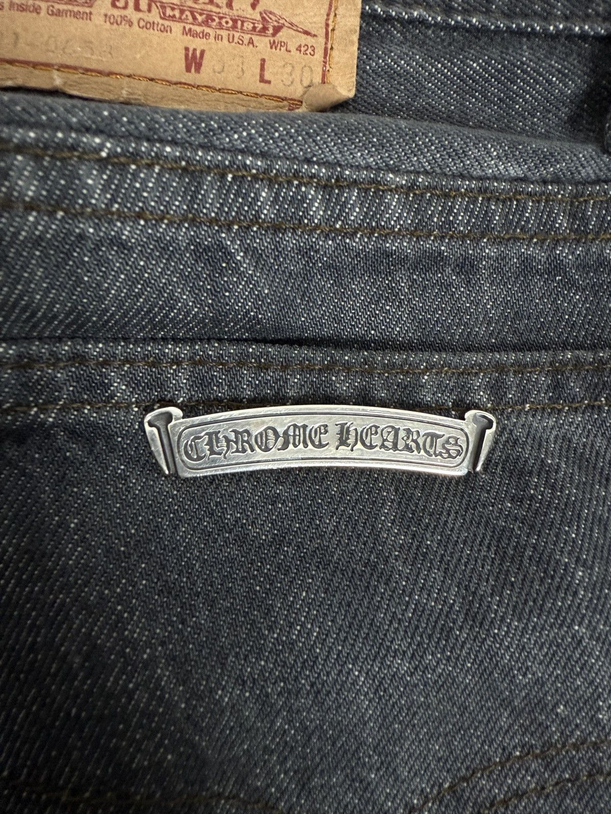 Chrome Hearts Chrome Hearts Levi‘s 501 20 Cross Patch Jeans Size US 31 - 11 Thumbnail
