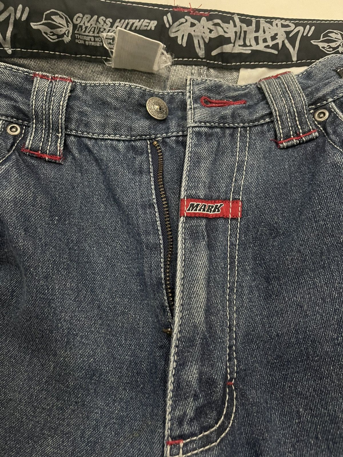 Ecko Unltd. × JNCO GRASS HITHER JORTS Y2K Size US 33 - 5 Thumbnail