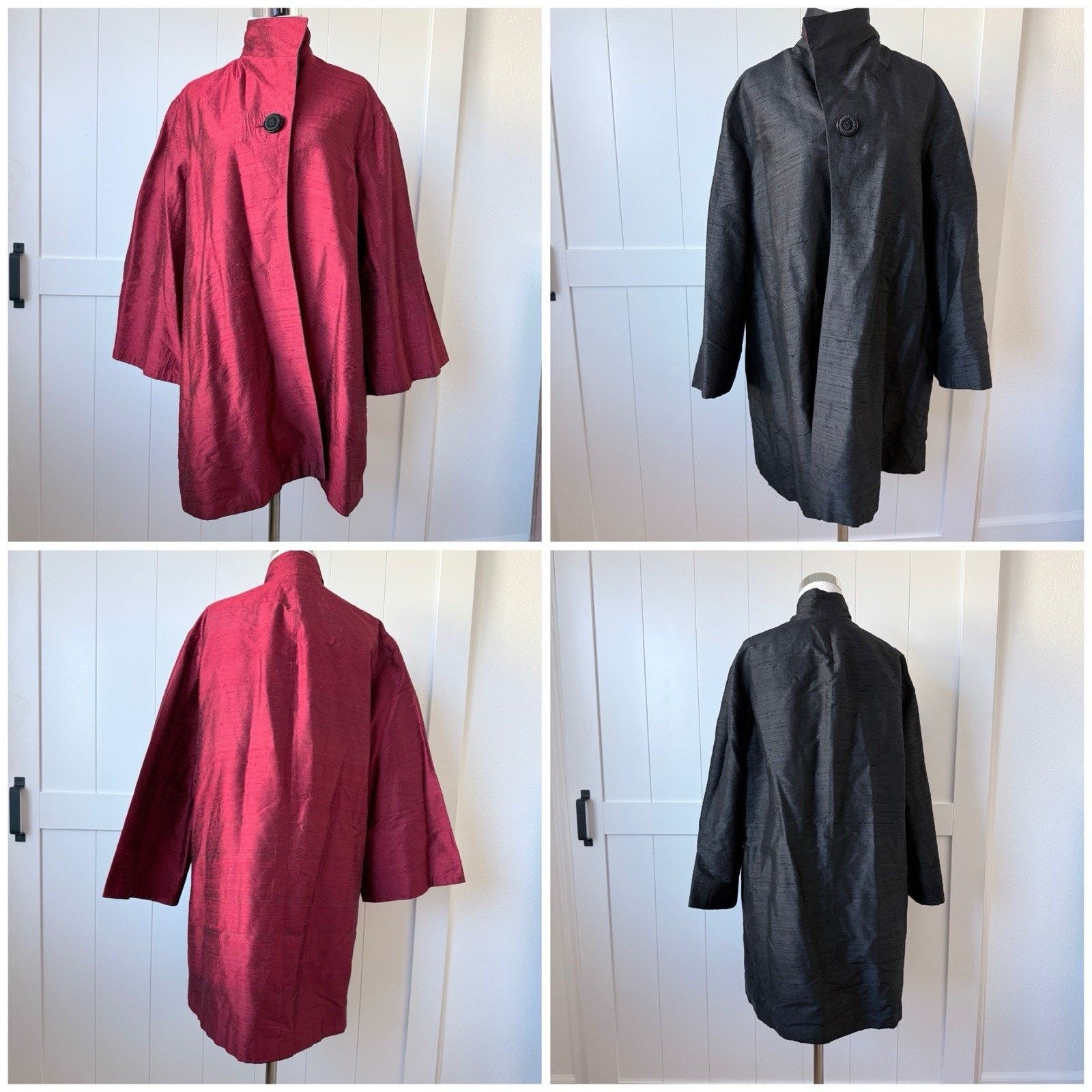 Other VTG Mariko Reversible Opera Coat - Silk Dupioni Statement Size ONE SIZE - 1 Thumbnail