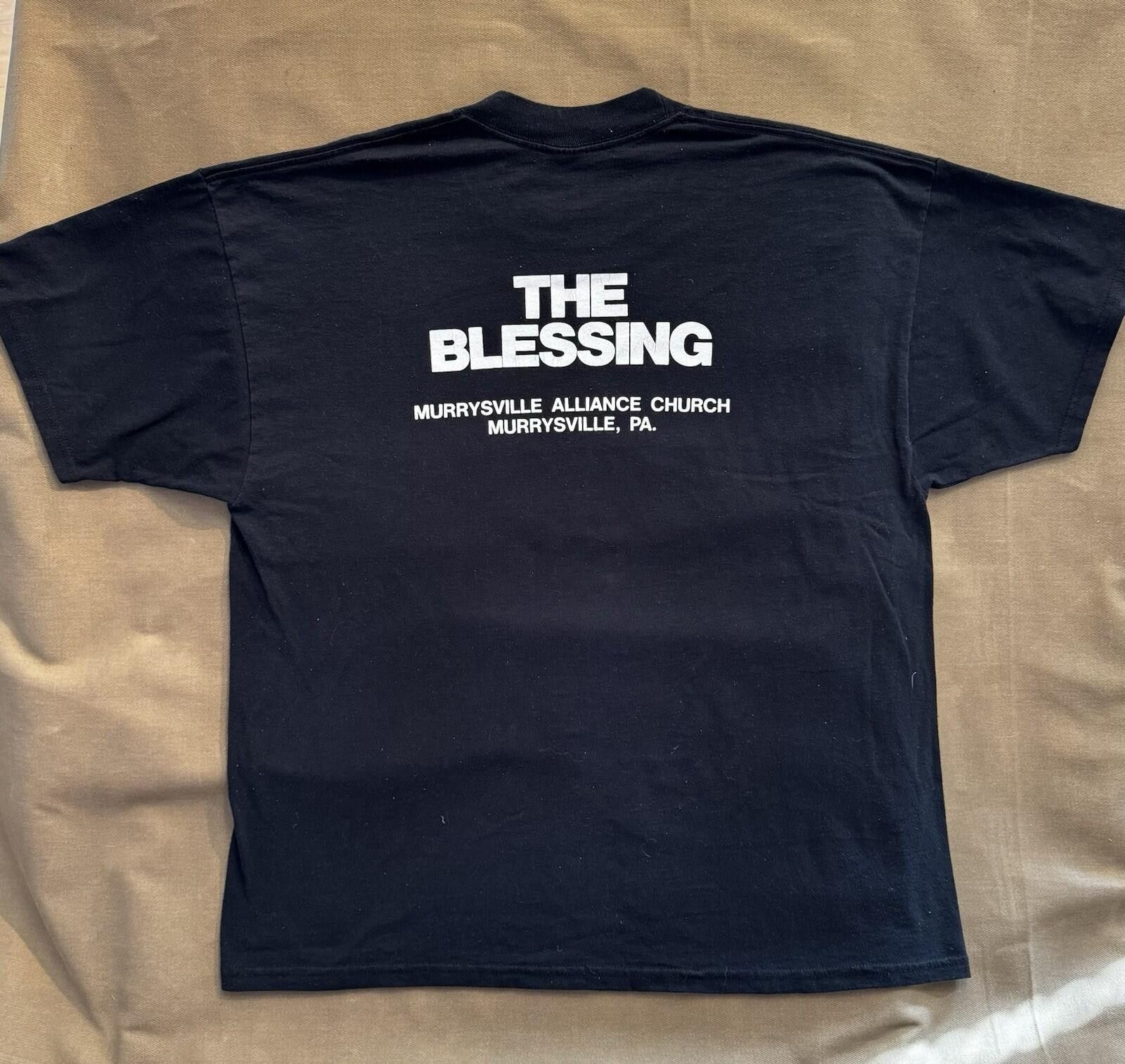 Vintage Vintage 90s Jesus Christ Motercycle Cross Church Shirt 2XL Size US XXL / EU 58 / 5 - 3 Thumbnail
