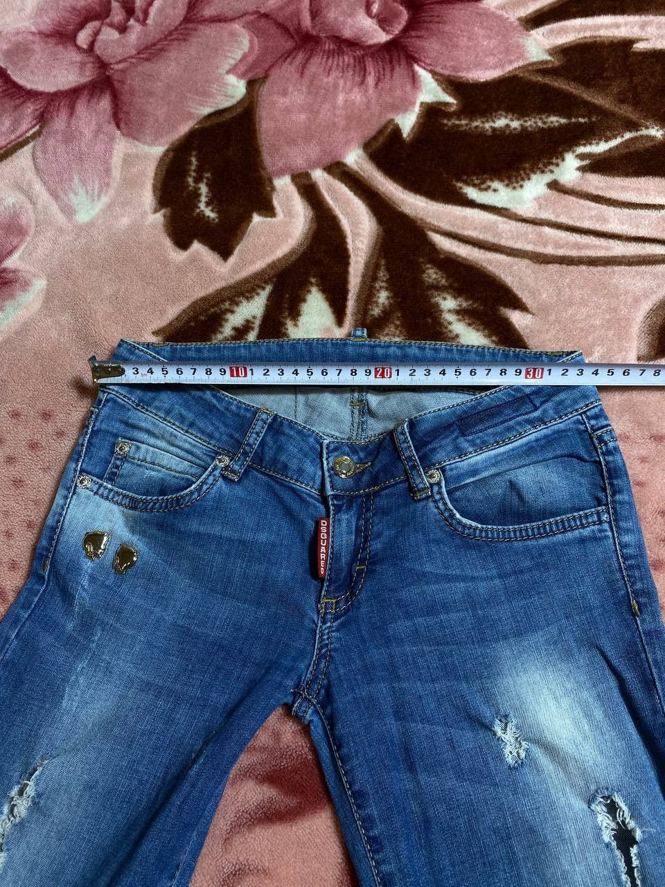Dsquared2 × Vintage Vintage Dsquared2 Distressed Painted Made in Italy Jeans Size US 27 - 11 Thumbnail