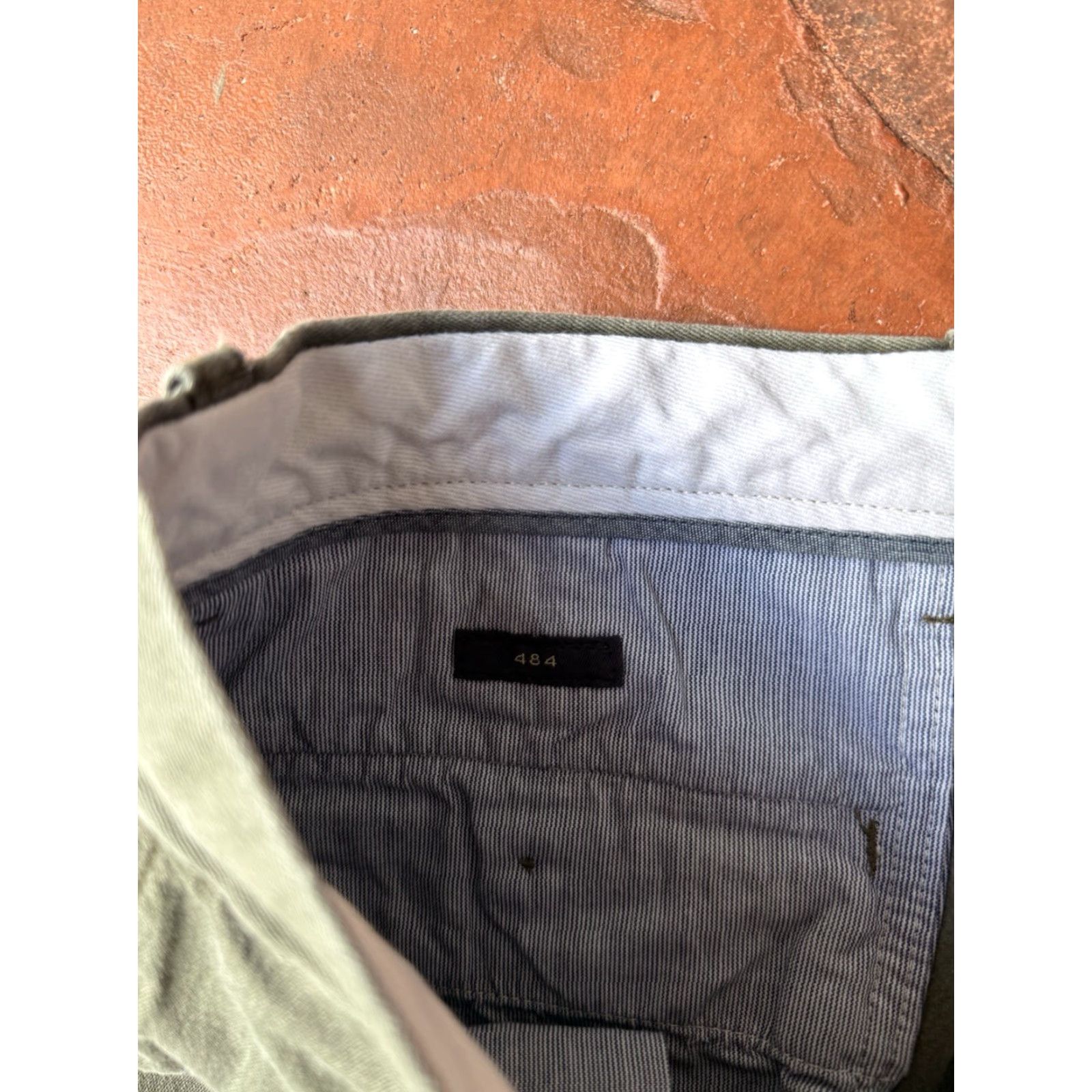 J.Crew J.CREW 484 Slim Straight Stretch Chino Pants Mens 32x30 Olive Green Navy? Green Size US 32 / EU 48 - 3 Thumbnail