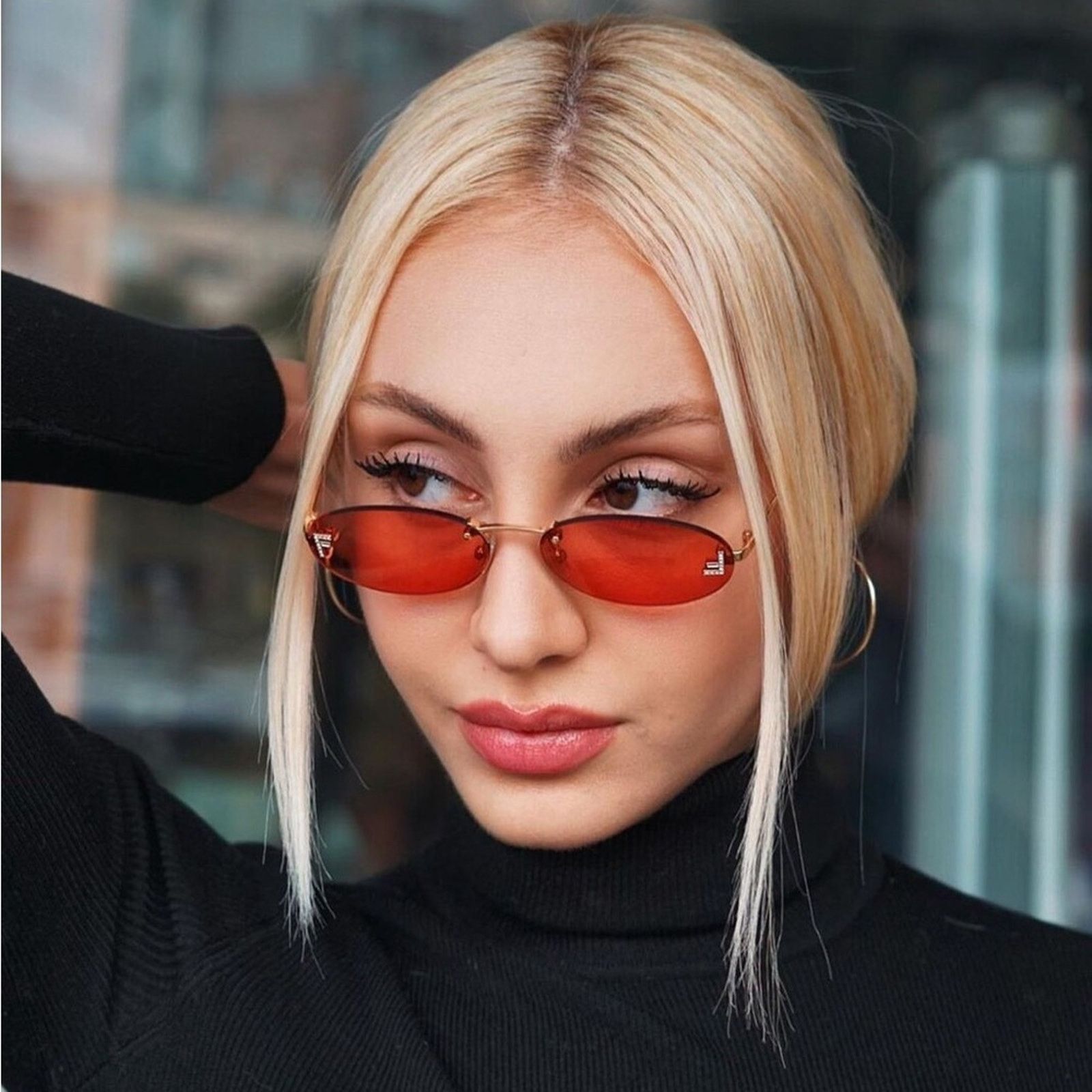 Fendi FENDI Sunglasses First Crystal FE4075US 30S Red Gold Women Size ONE SIZE - 12 Thumbnail