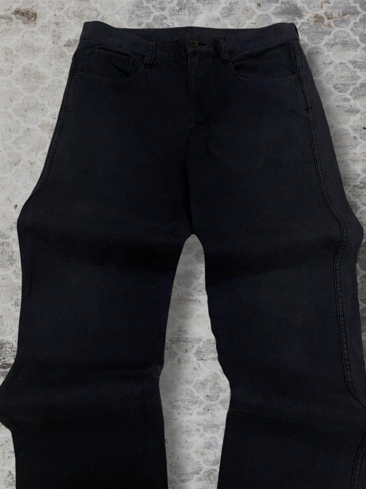 Margaret Howell Vintage 1990s Authentic Margaret Howell Buckle Faded Pant Size US 30 / EU 46 - 4 Thumbnail