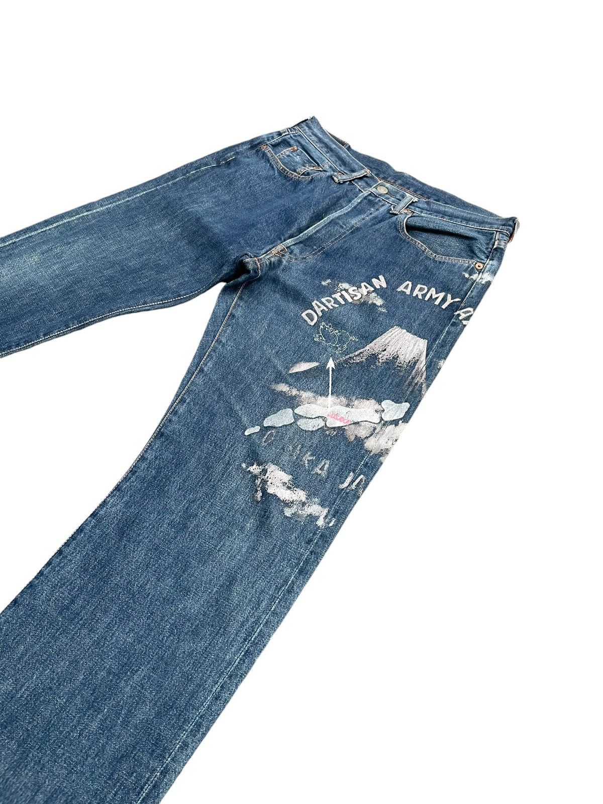 Japanese Brand × Studio D'Artisan × Vintage Vintage Selvedge Studio D Artistan 303 Size US 33 - 2 Thumbnail