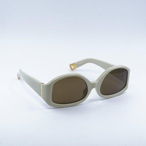 Jacquemus Jacquemus COLAPSO JAC/15 C3 Sunglasses Beige Geometric Frame Size ONE SIZE - 1 Thumbnail