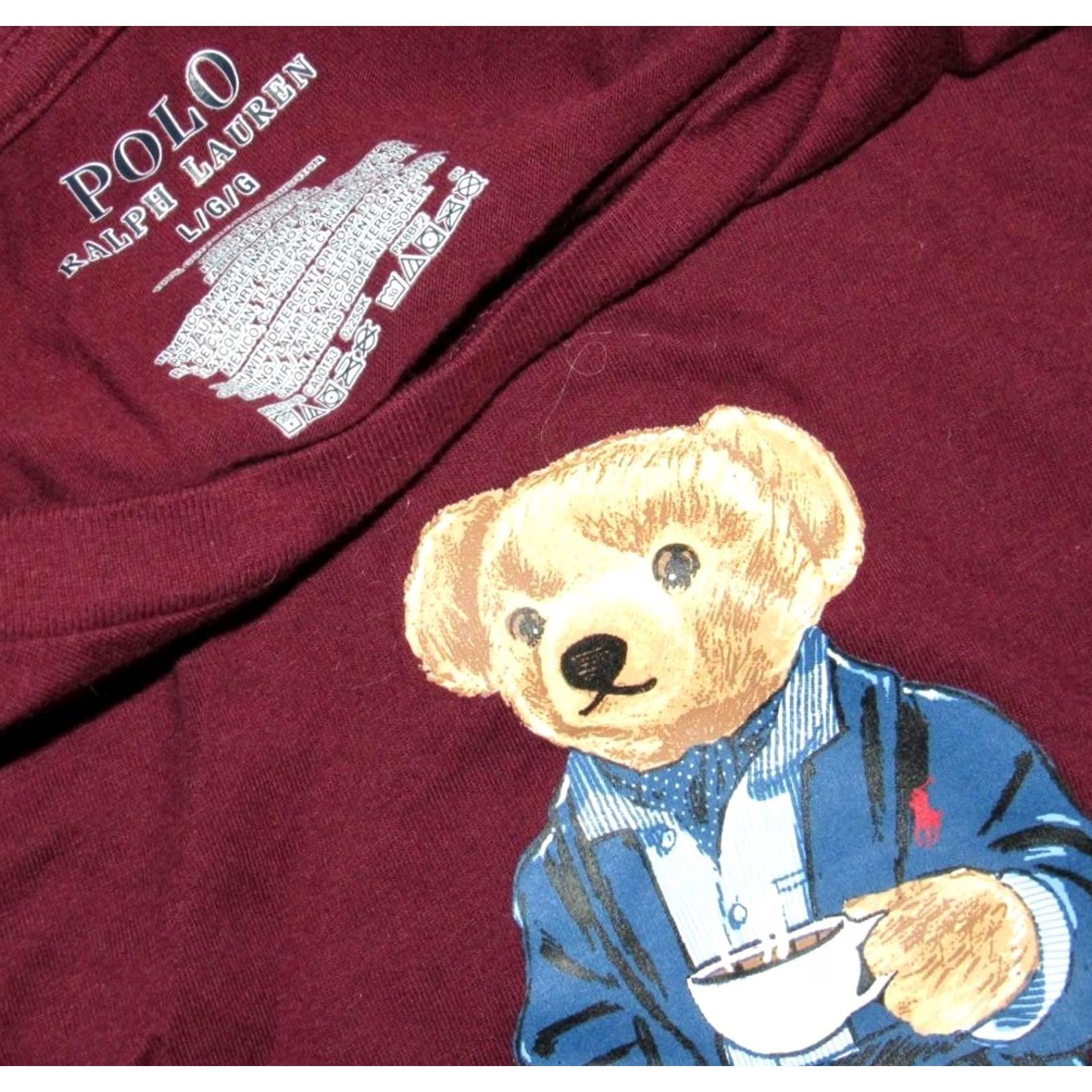 Ralph Lauren RALPH LAUREN Polo Bear Long Sleeve T Shirt Large Size US L / EU 52-54 / 3 - 3 Thumbnail