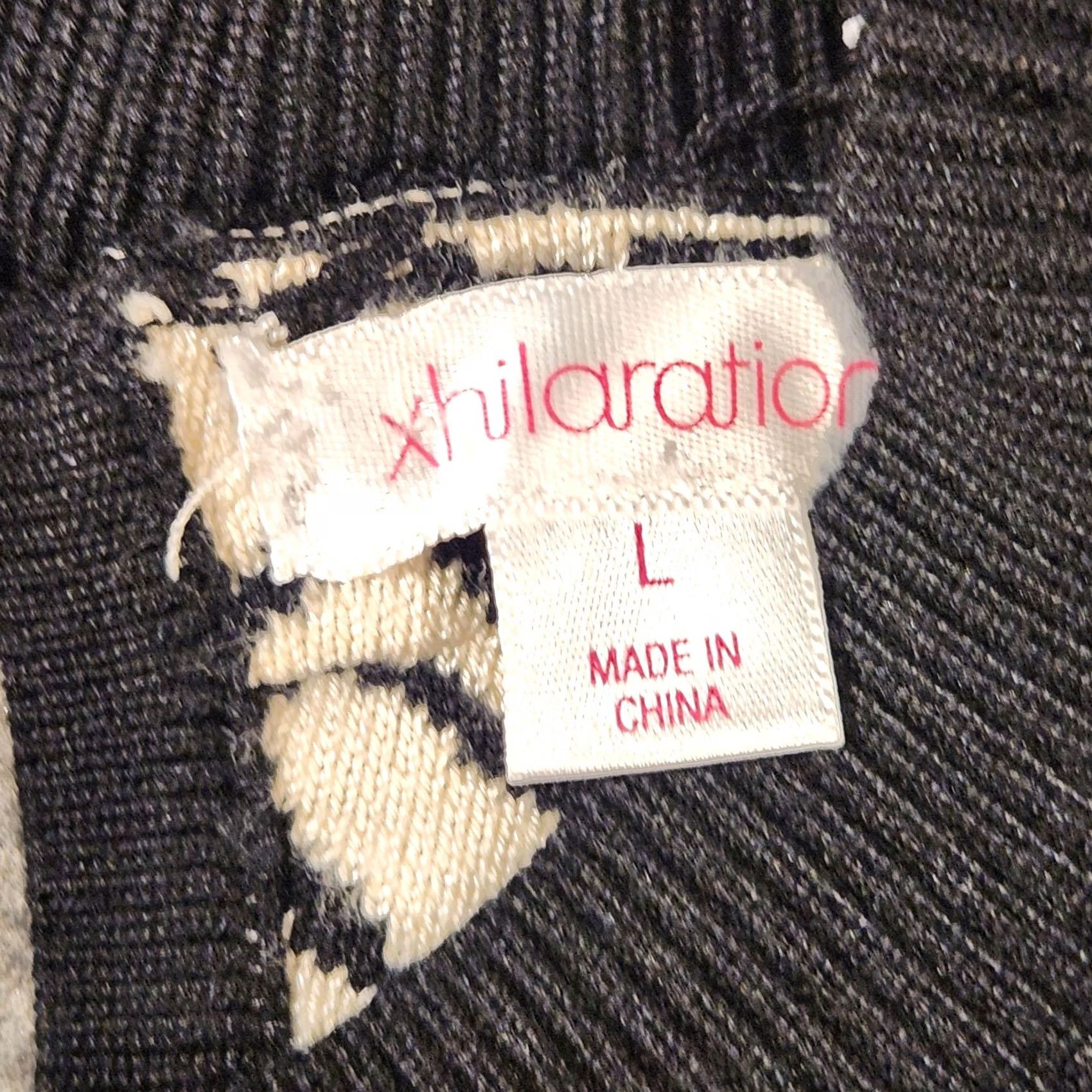 Vintage Xhilaration Dress Womens L Black White Sleeveless Knit Jacquard Mock Neck Fit & Flare A-line Size L / US 10 / IT 46 - 2 Thumbnail