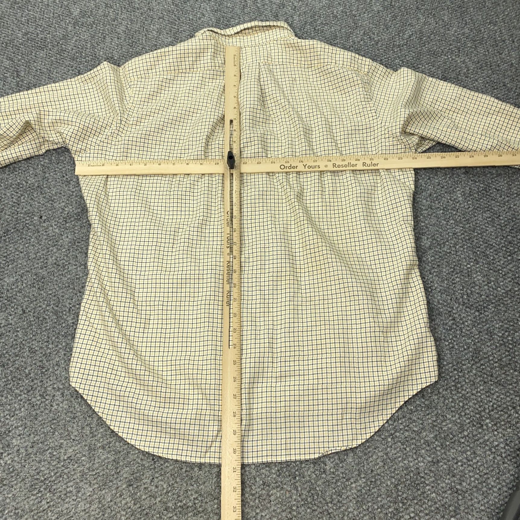 Ralph Lauren VINTAGE Ralph Lauren Shirt Men Large Classic Fit Button-Down Long Sleeve Check Plaid Cotton Size US L / EU 52-54 / 3 - 6 Thumbnail