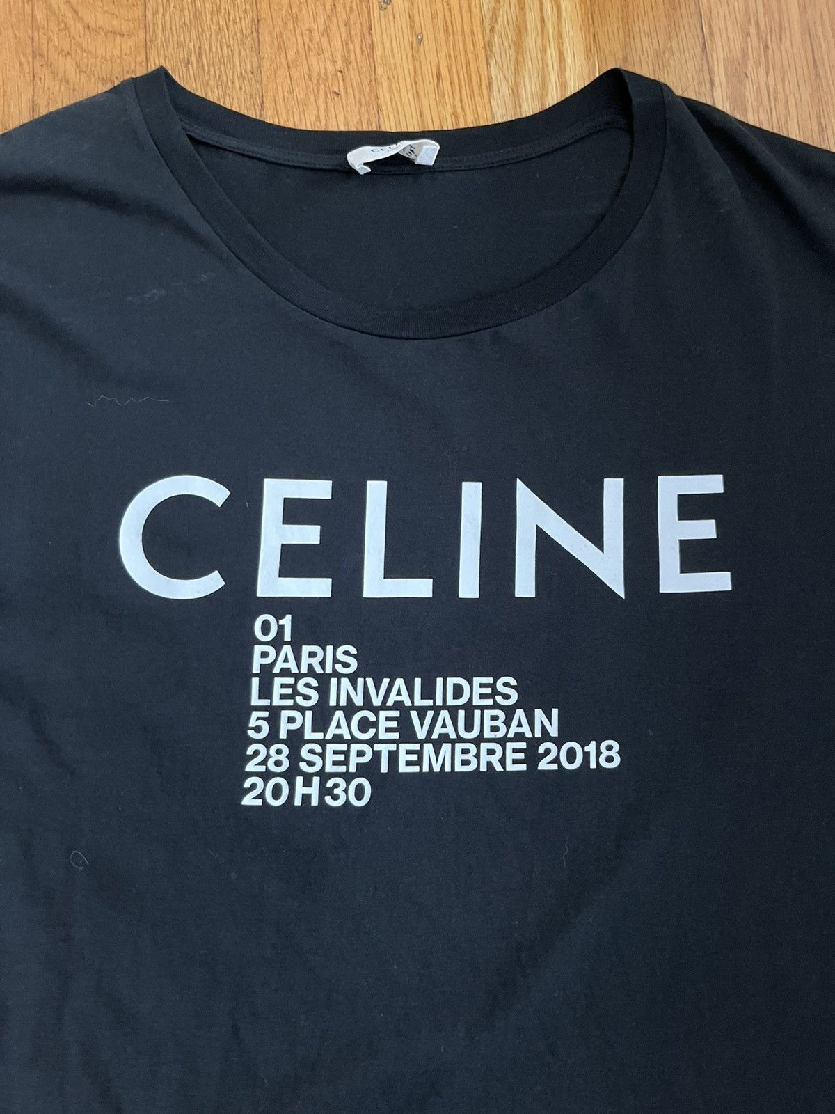 Celine Hedi Slimane Celine Invitation t-shirt Size US M / EU 48-50 / 2 - 2 Thumbnail