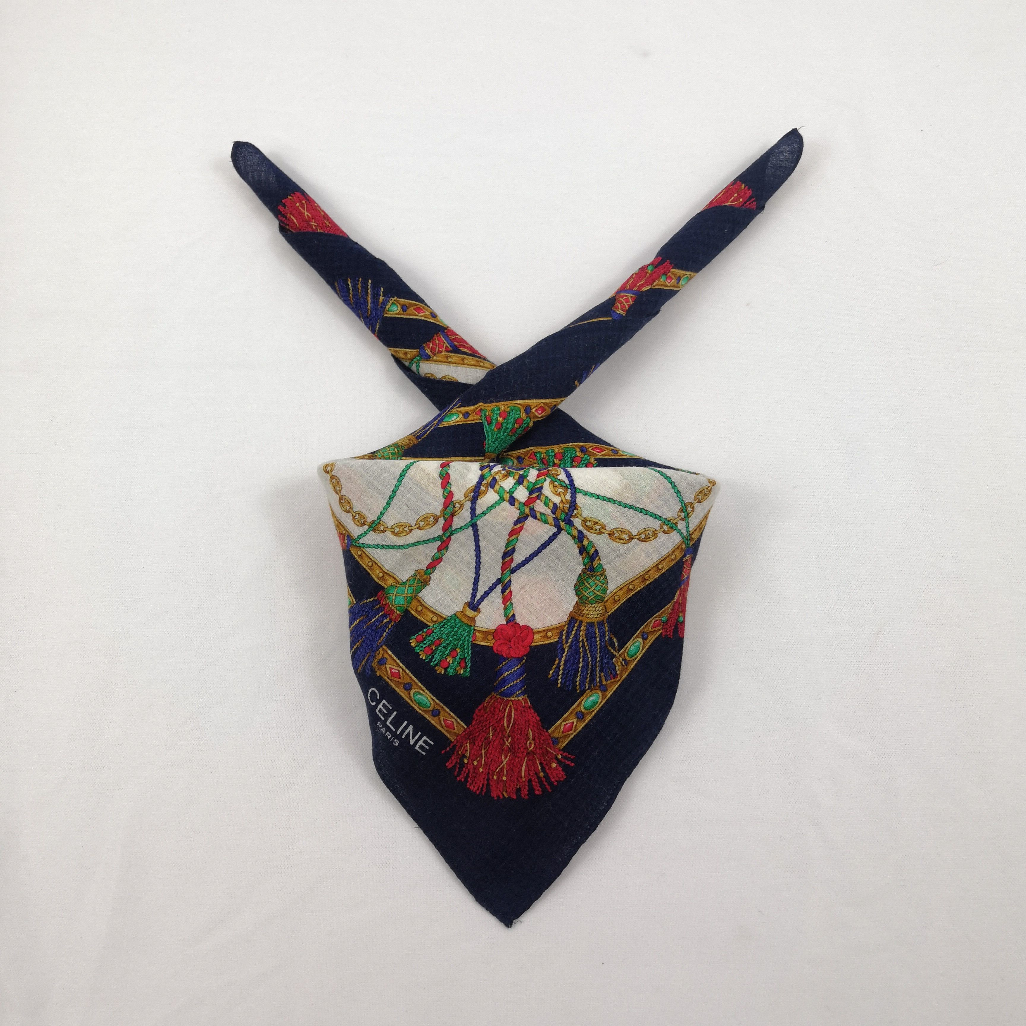 Celine Vintage Celine Handkerchief Neckerchief Bandana Size ONE SIZE - 1 Thumbnail
