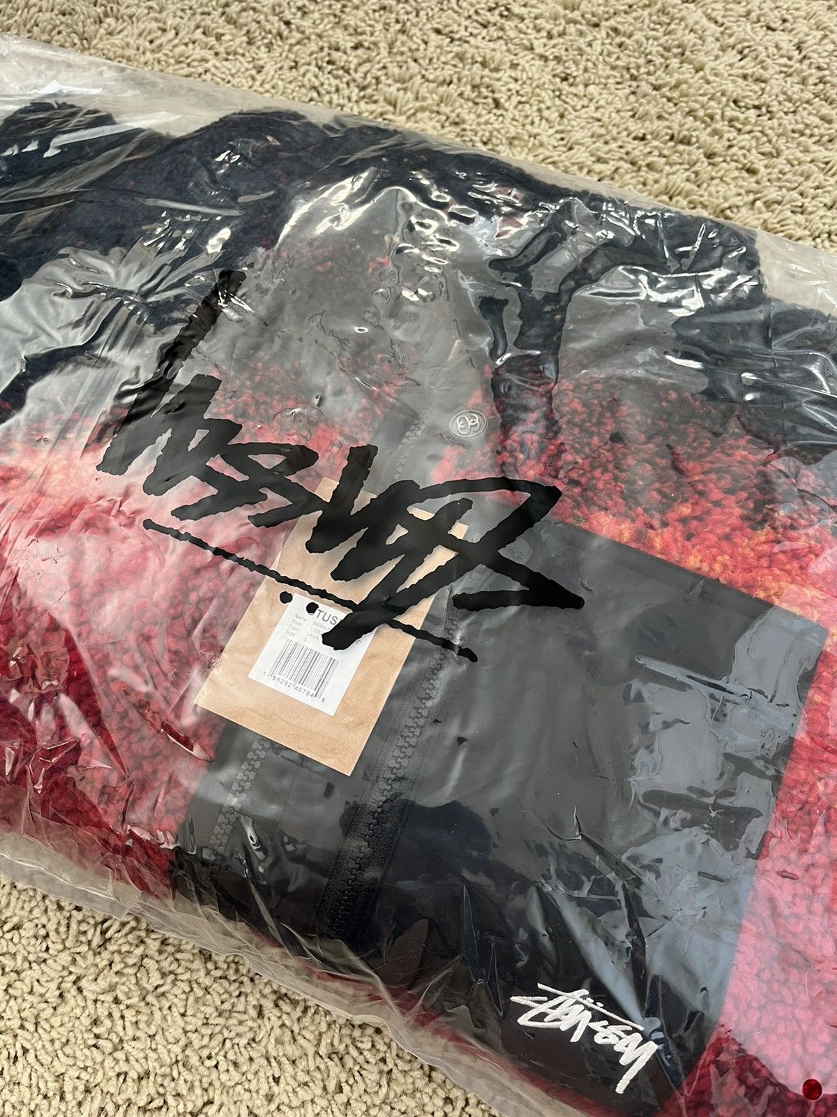 Stussy Stussy lava reversible sherpa fleece jacket Size US S / EU 44-46 / 1 - 11 Thumbnail