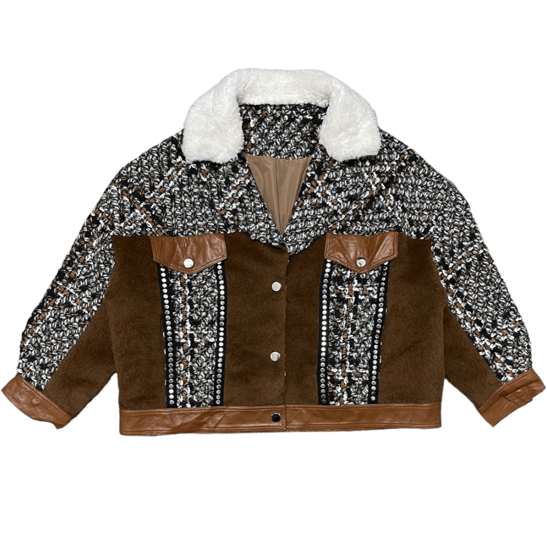 Handmade Japanese Brand Knit Mohair Coat Jacket Cropped Size L / US 10 / IT 46 - 1 Thumbnail