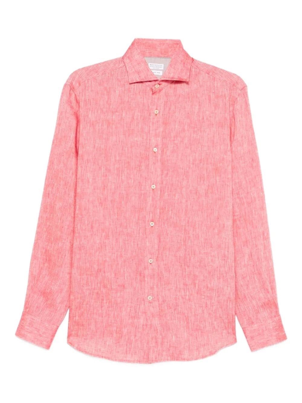 Brunello Cucinelli Linen Shirt Size US L / EU 52-54 / 3 - 1 Thumbnail