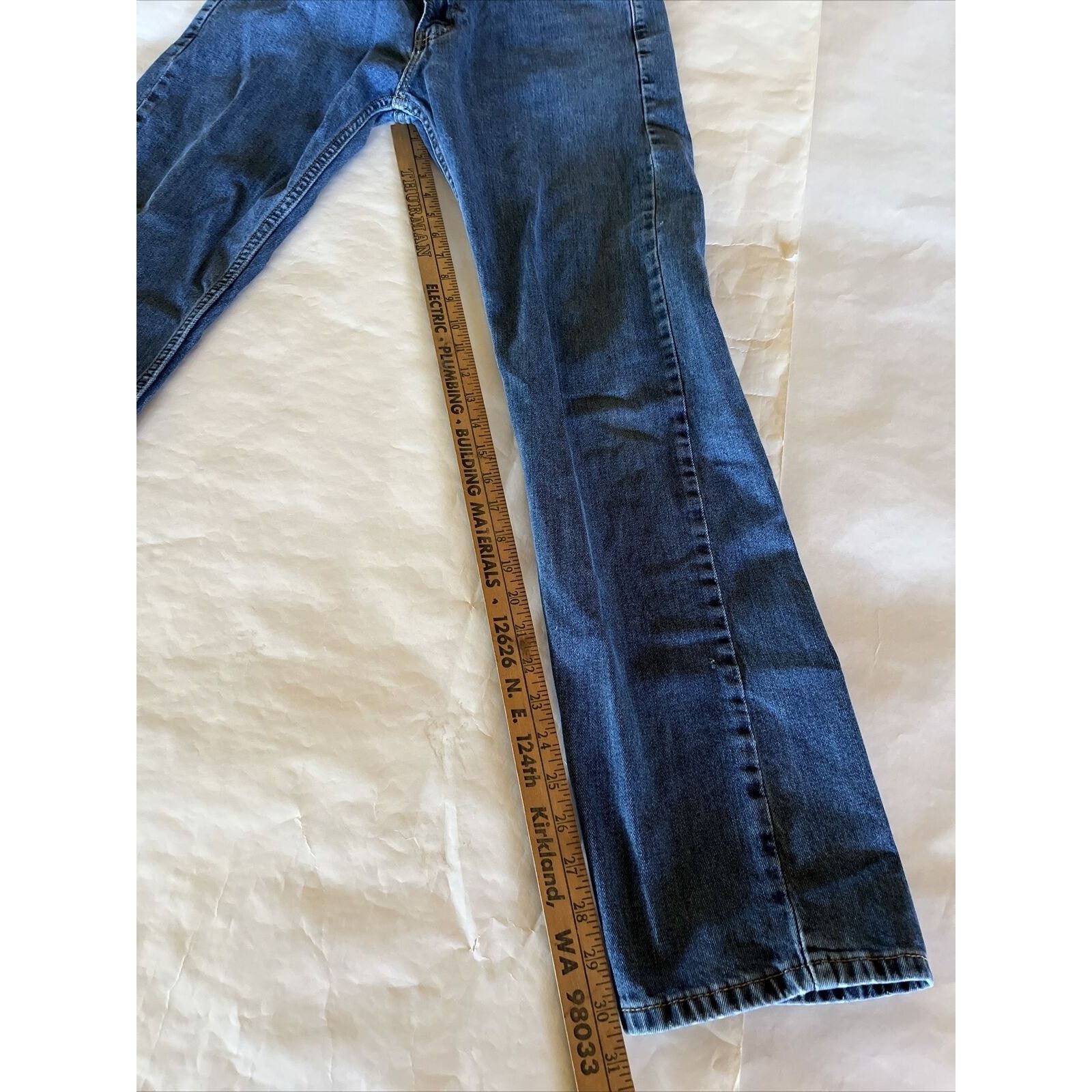 Levi's Levi's 505 Men's Jeans 31x31 Regular Outdoor cotton Med Blue Size US 32 / EU 48 - 6 Thumbnail