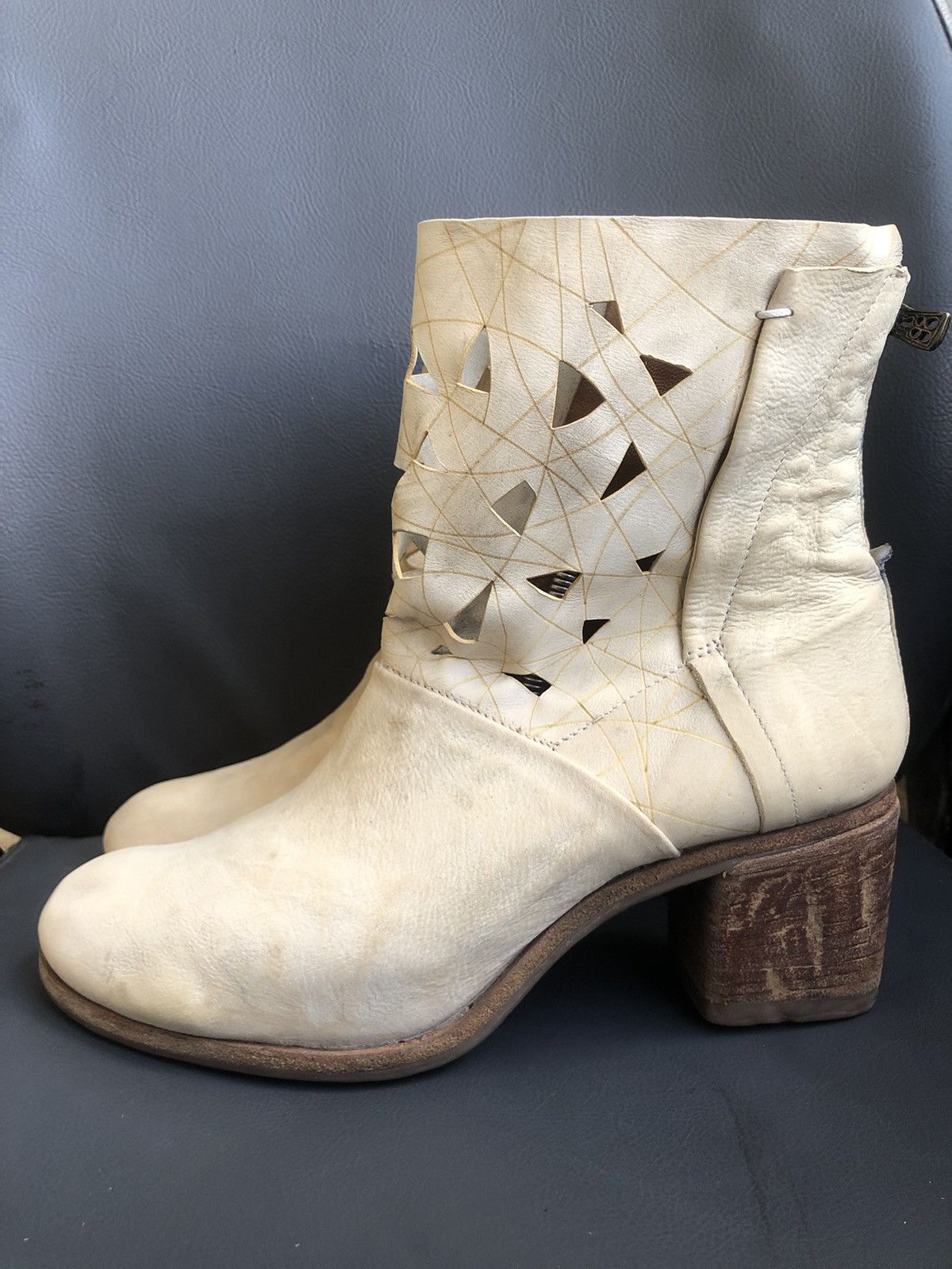 A.S.98 A.S 98 Beige Calfskin Leather Women’s Boots Size 42 Size US 10.5 / IT 40.5 - 4 Thumbnail