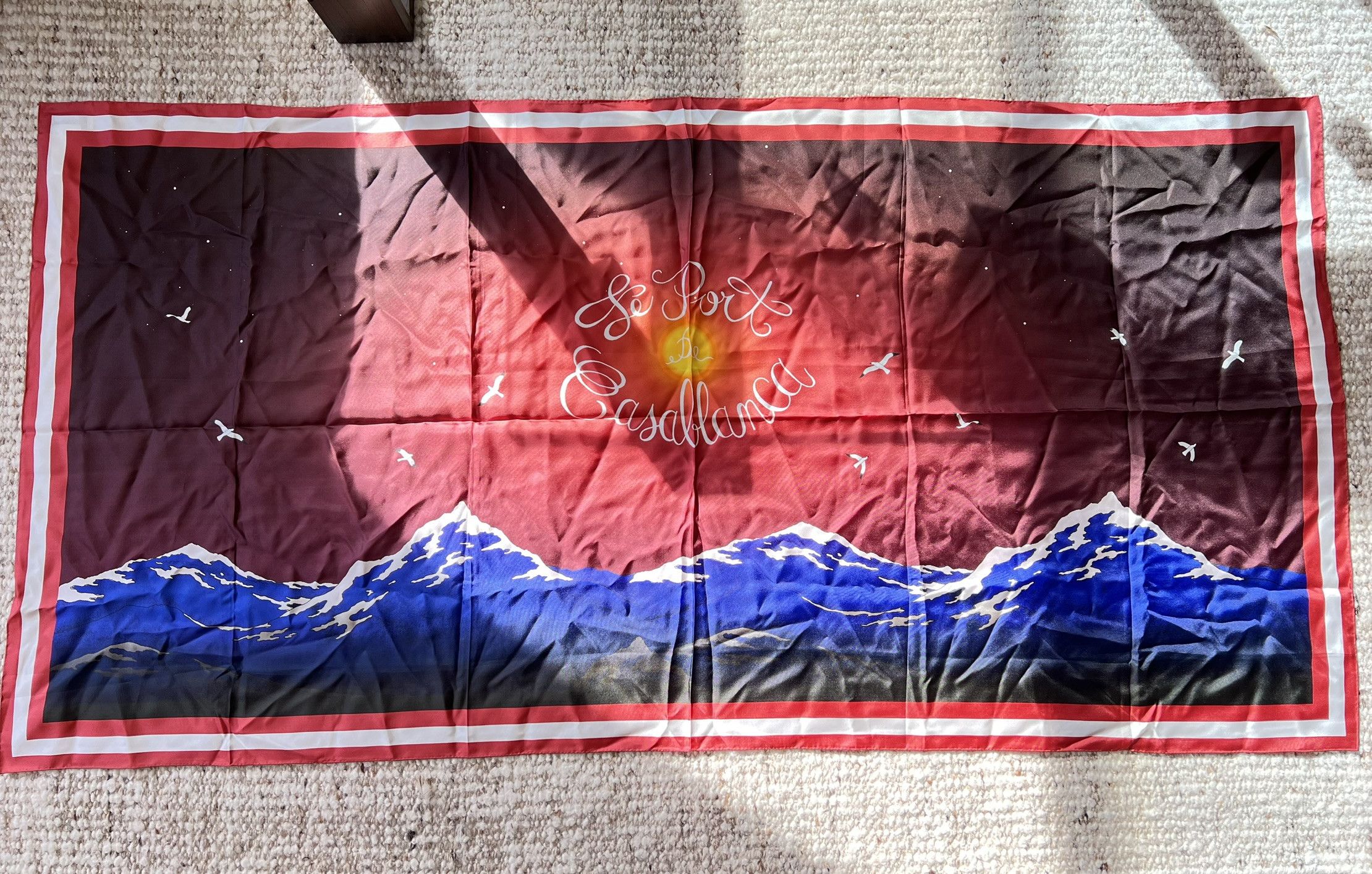 Casablanca Le Port De Casablanca Silk Scarf Size ONE SIZE - 1 Thumbnail