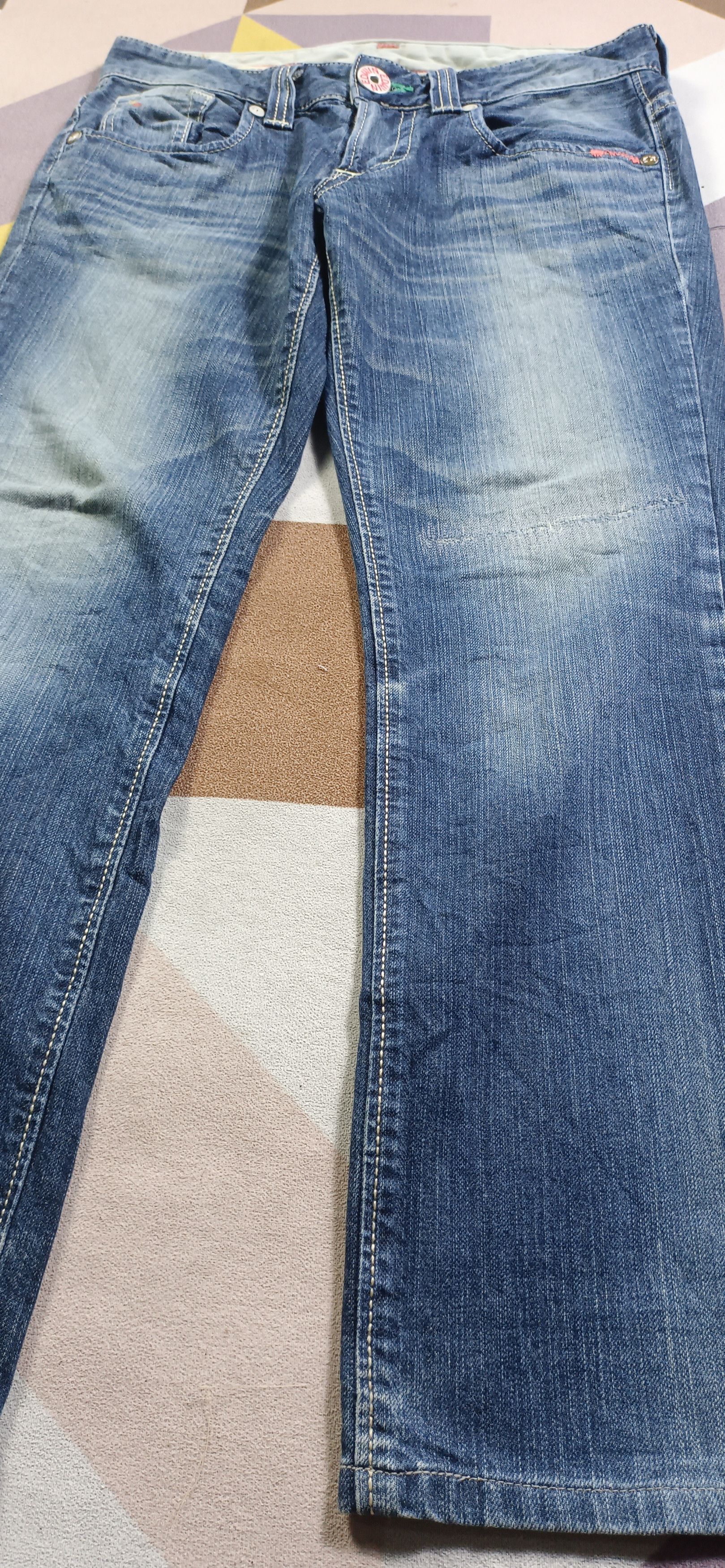 Edwin × If Six Was Nine Vintage🔥Edwin Exclusive Vintage Distressed Jeans Size 32" / US 10 / IT 46 - 3 Thumbnail