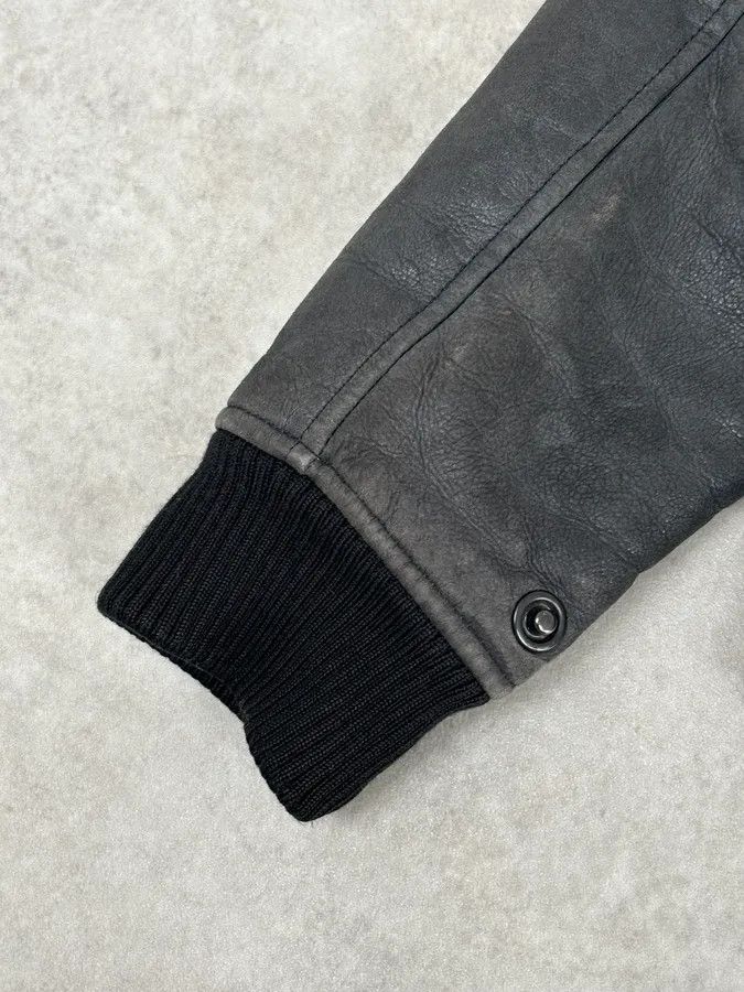 Maison Margiela AW2011 Maison Margiela Shearling Faded Black Leather Jacket Size US M / EU 48-50 / 2 - 10 Thumbnail