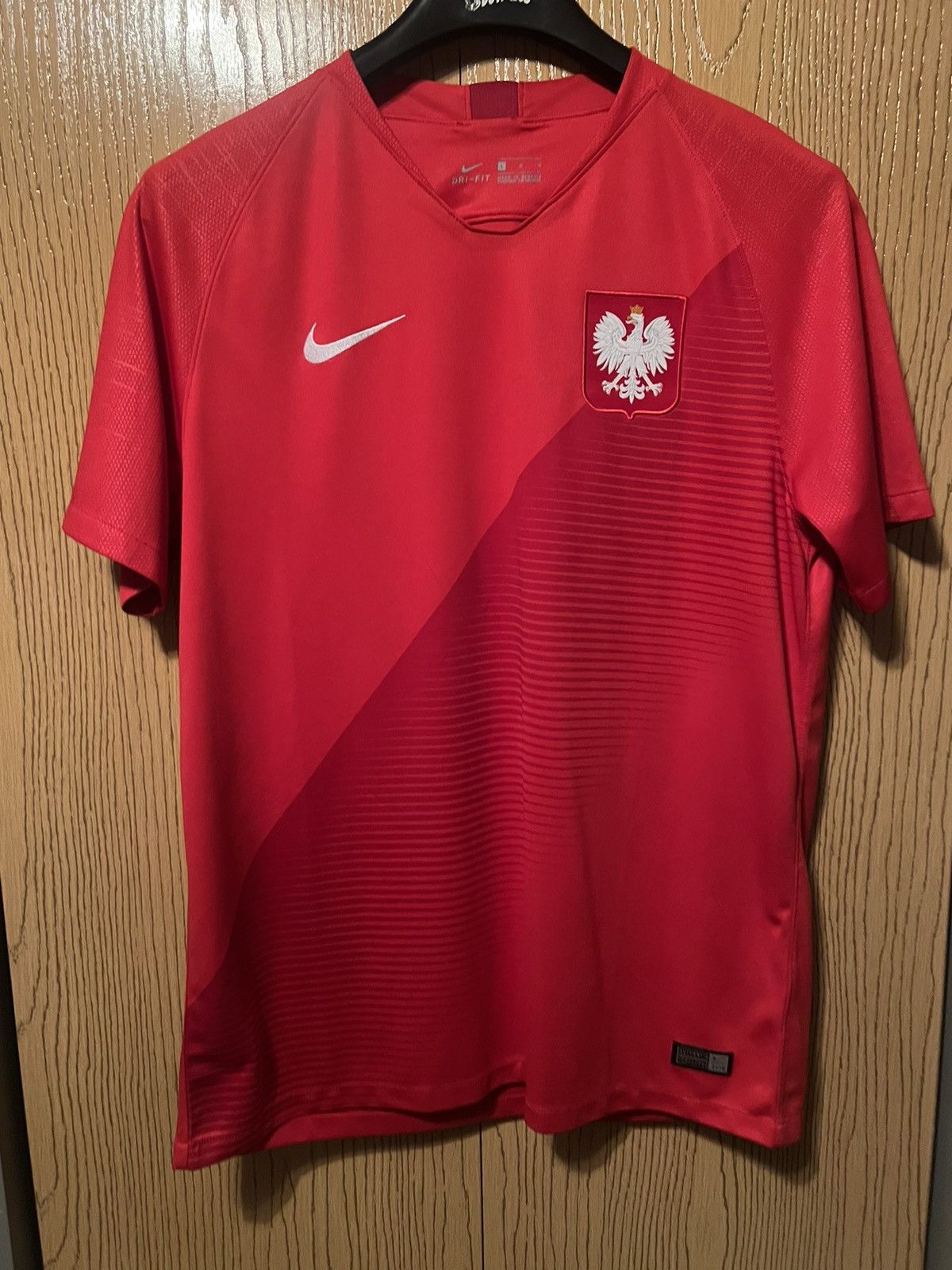Nike Nike Poland 2018 Authentic Red Jersey Sz L Size US L / EU 52-54 / 3 - 1 Thumbnail