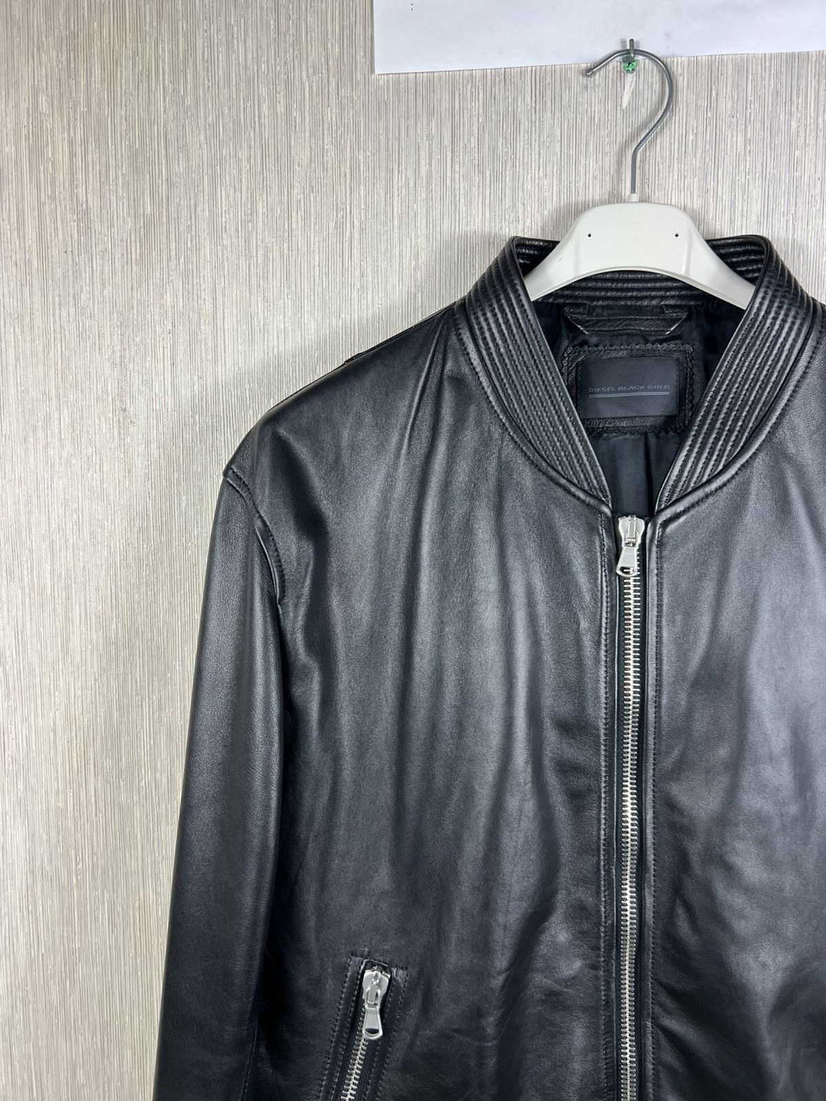 Diesel Black Gold Diesel Black Gold lambskin leather 5 zip jacket luxury Size US L / EU 52-54 / 3 - 4 Thumbnail