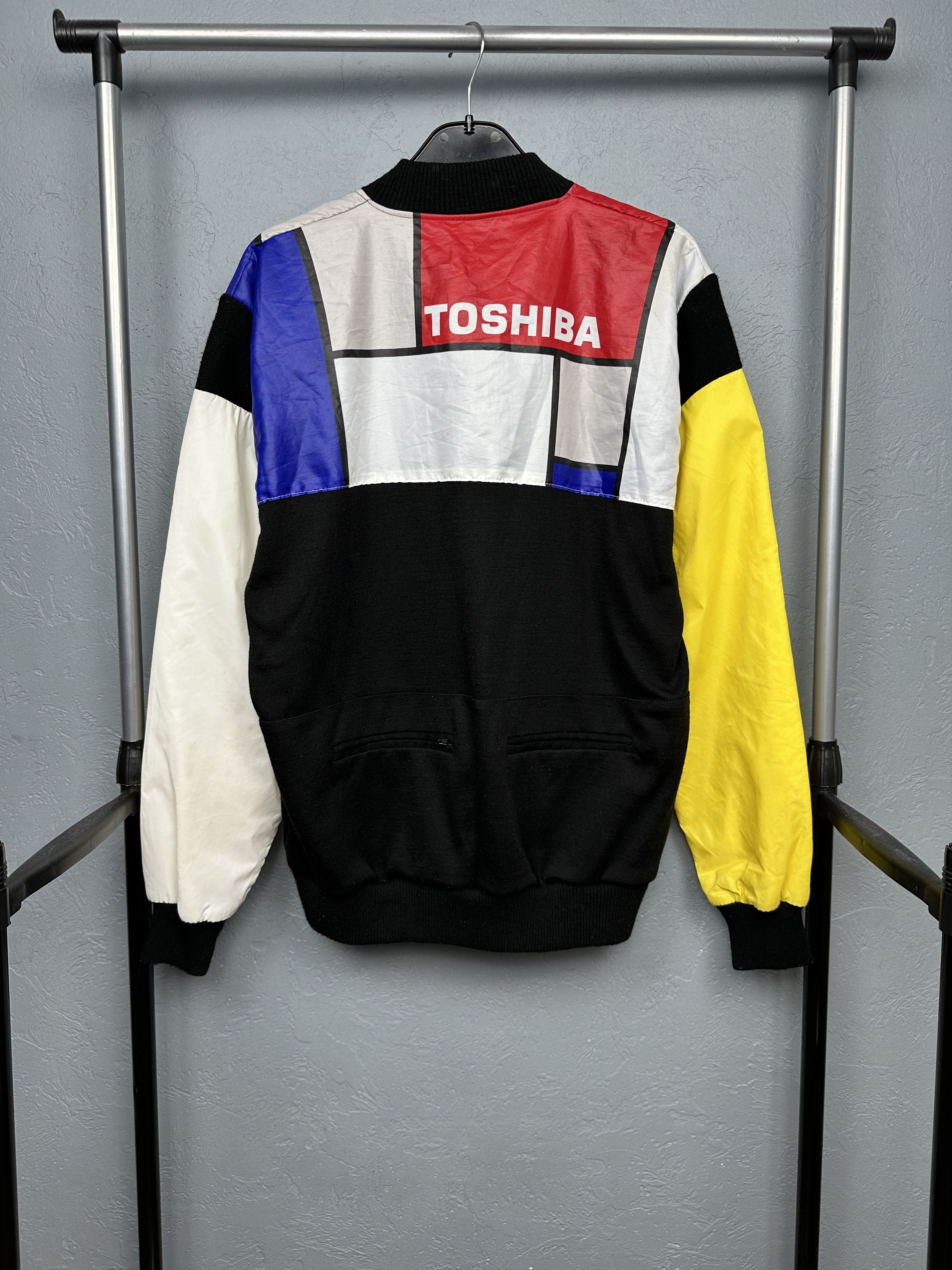 Bicycle Toshiba 90s Vintage Mens Bicycle Cycle Cycling Jacket Size US XL / EU 56 / 4 - 6 Thumbnail