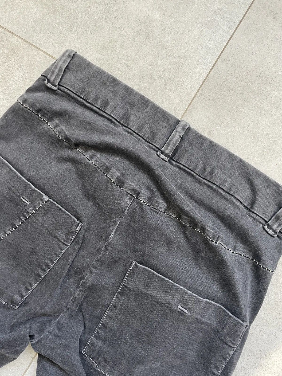 Thom Krom THOM KROM GREY MT62 DROPPED CROTCH RICK OWENS TYPE PANTS Size US 32 / EU 48 - 7 Thumbnail