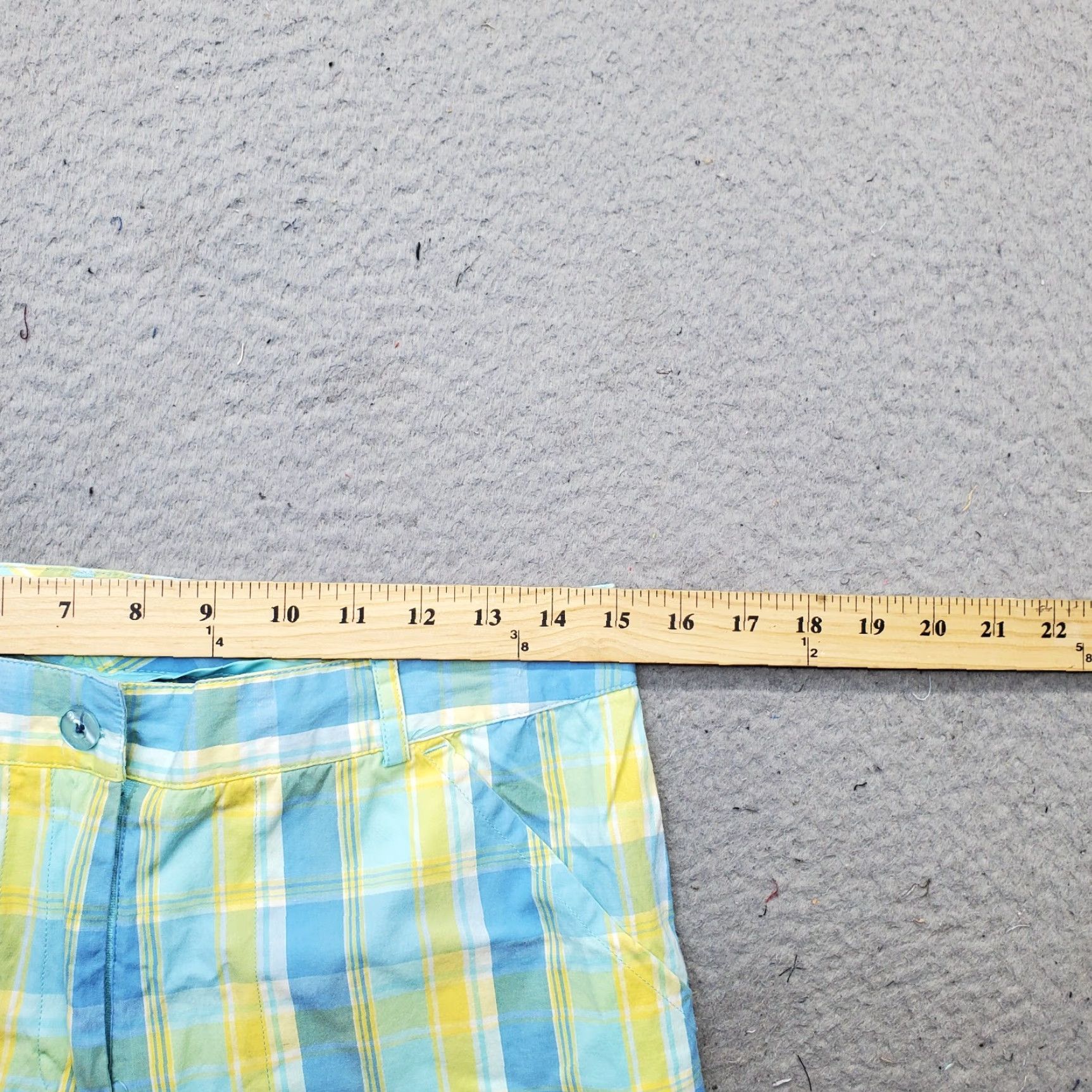 Lilly Pulitzer Lilly Pulitzer Womens Size 6 Multi Plaid Cargo Pants Spring Resort High Waisted Casual Knit Cotton Pockets Cargo Mens? Size 28" / US 6 / IT 42 - 6 Thumbnail
