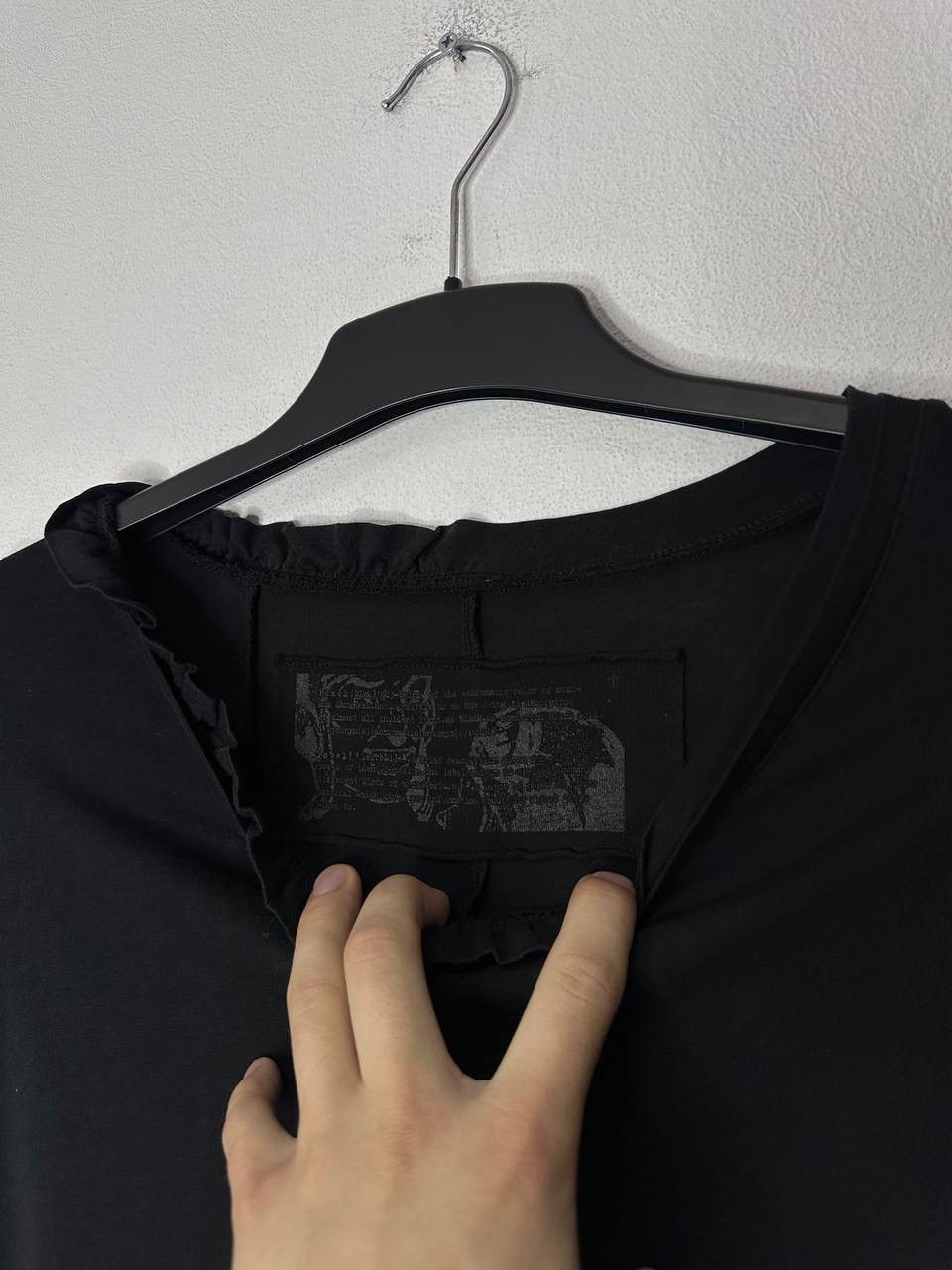 Rundholz Rundholz Black Asymmetric Long Sleeve Top Made In Portugal S Size S / US 4 / IT 40 - 5 Thumbnail
