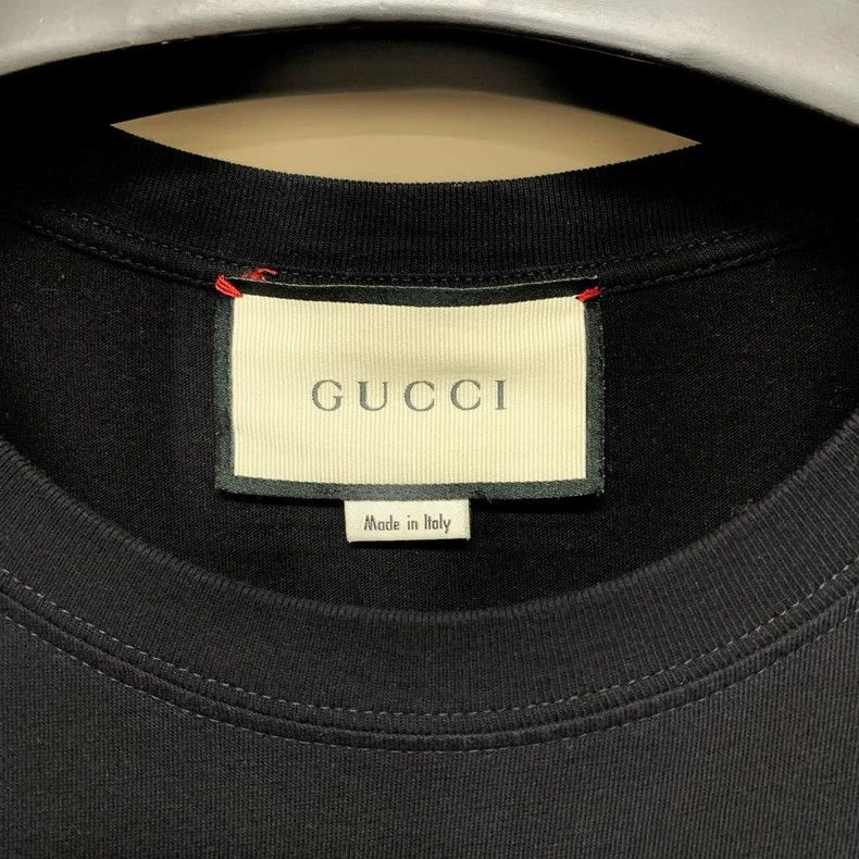 Gucci Gucci Black cat red and green belt short sleeves 2501-Nexta Size US XS / EU 42 / 0 - 3 Thumbnail