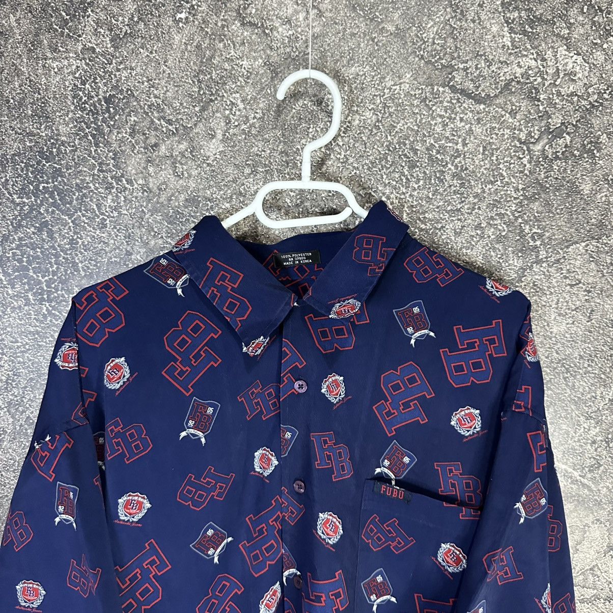 Fubu Vintage Rare Fubu Rap Monogram Shirt Size US XXL / EU 58 / 5 - 5 Thumbnail