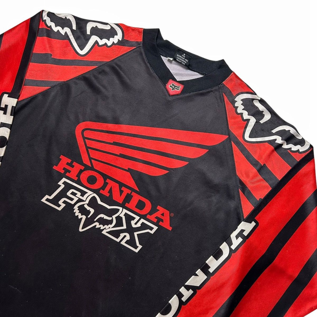Fox Racing × Gear for Sports × Vintage Vintage 1998 Honda Fox Racing Jersey Ezra Lusk Motocross Size US L / EU 52-54 / 3 - 3 Thumbnail