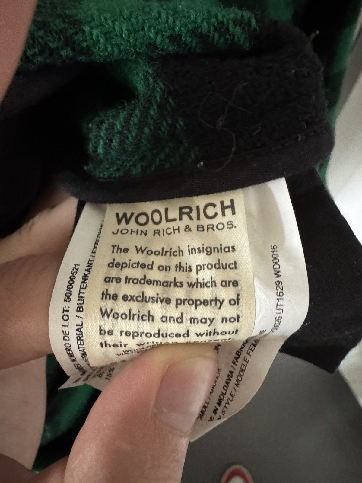 Woolrich Woolen Mills cashmere checkered bomber jacket Size US M / EU 48-50 / 2 - 4 Thumbnail