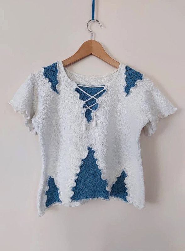 Vintage Vintage knitted top 10/12 Size M / US 6-8 / IT 42-44 - 4 Thumbnail